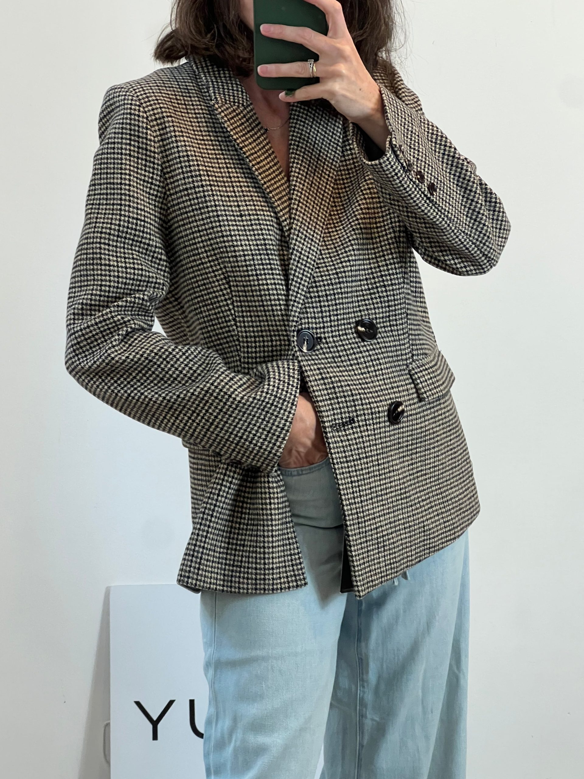 POLIN ET MOI. Blazer pata de gallo T.m