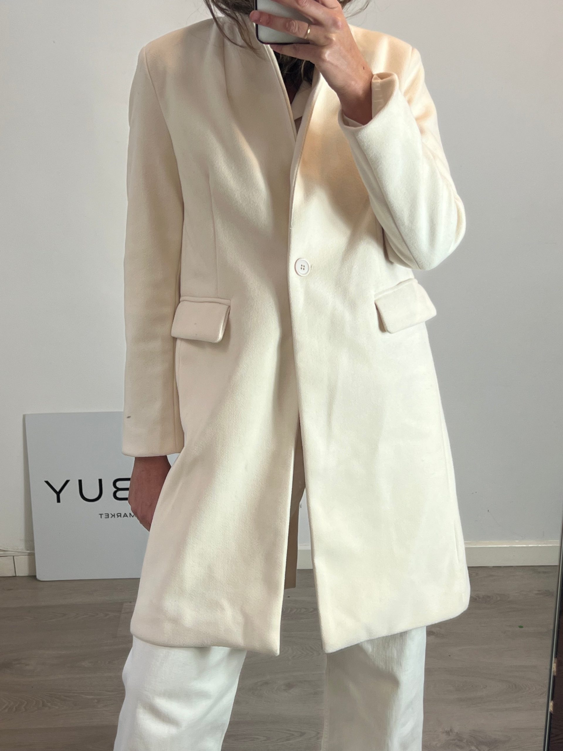 CARLOTA&CO. Abrigo paño beige claro T. l