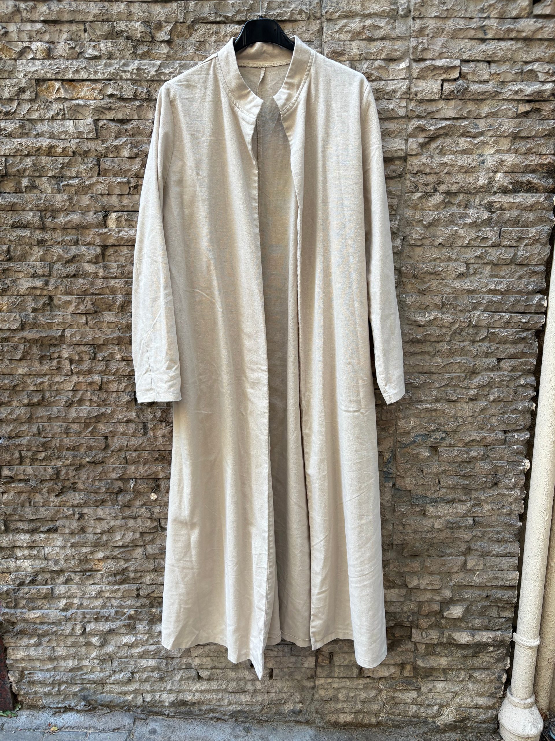 OTRAS. Chaqueta beige larga TU(s)