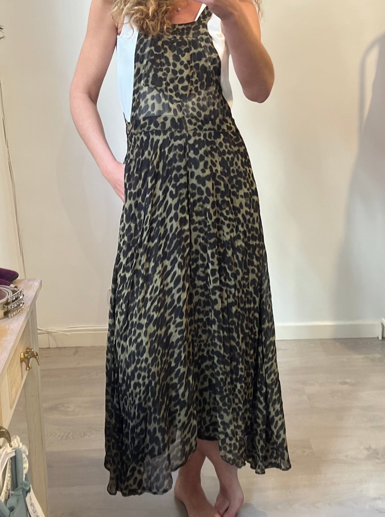 ISABEL ÉTOILE MARANT. Vestido largo print T.34