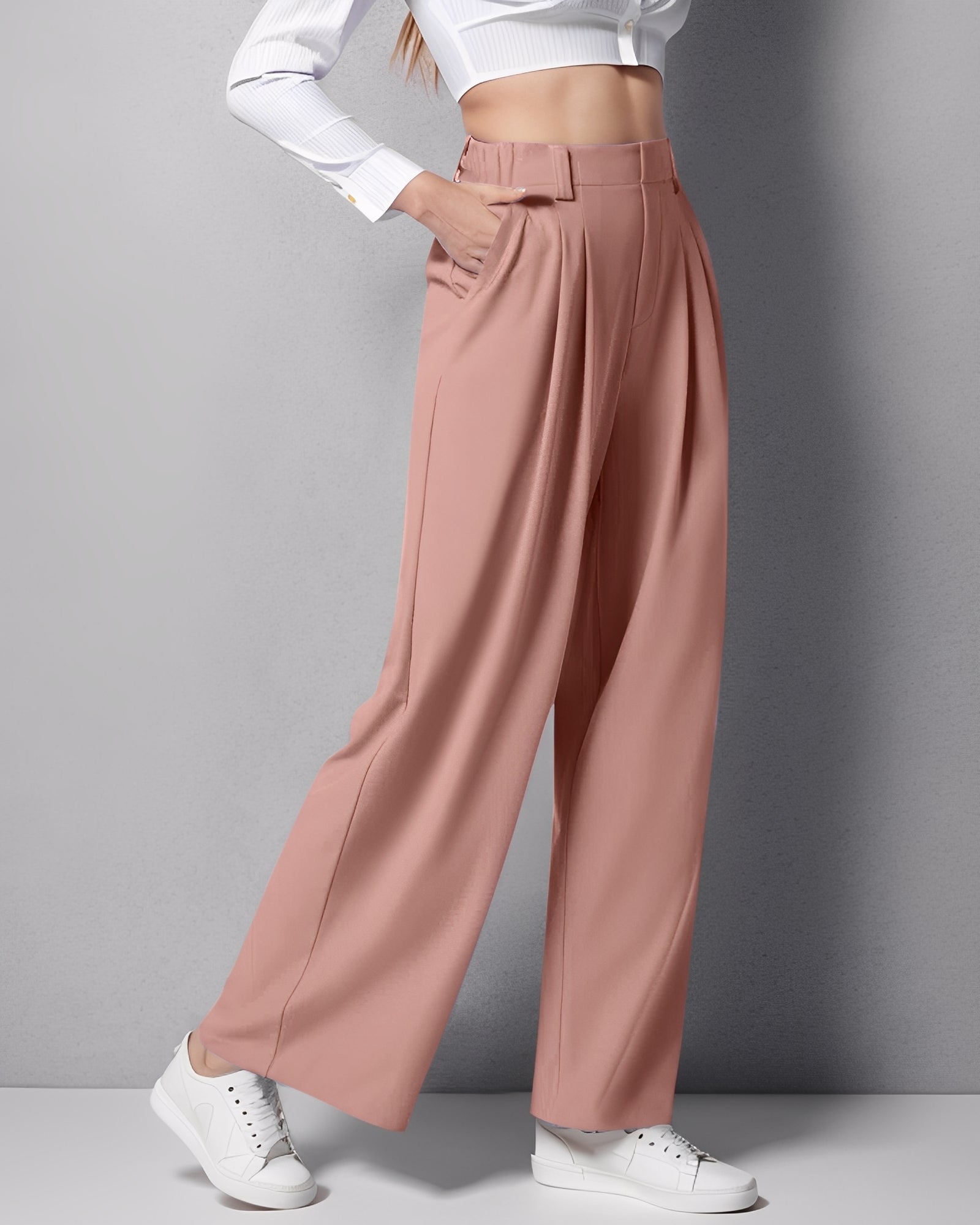 Montana - Pantalón recto elástico para mujer