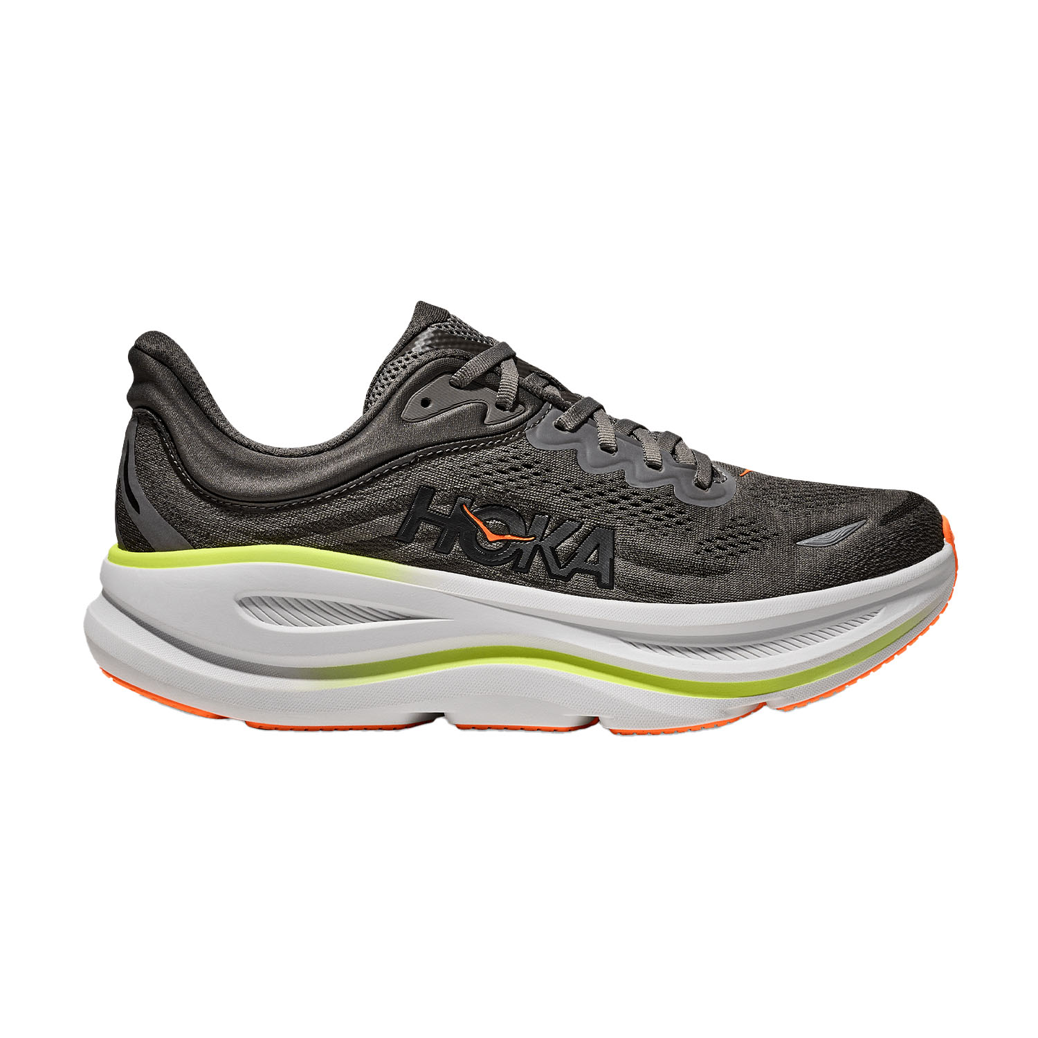 Hoka Bondi 9 Zapatillas Running Neutras Hombre Asphalt Grey/Gravel