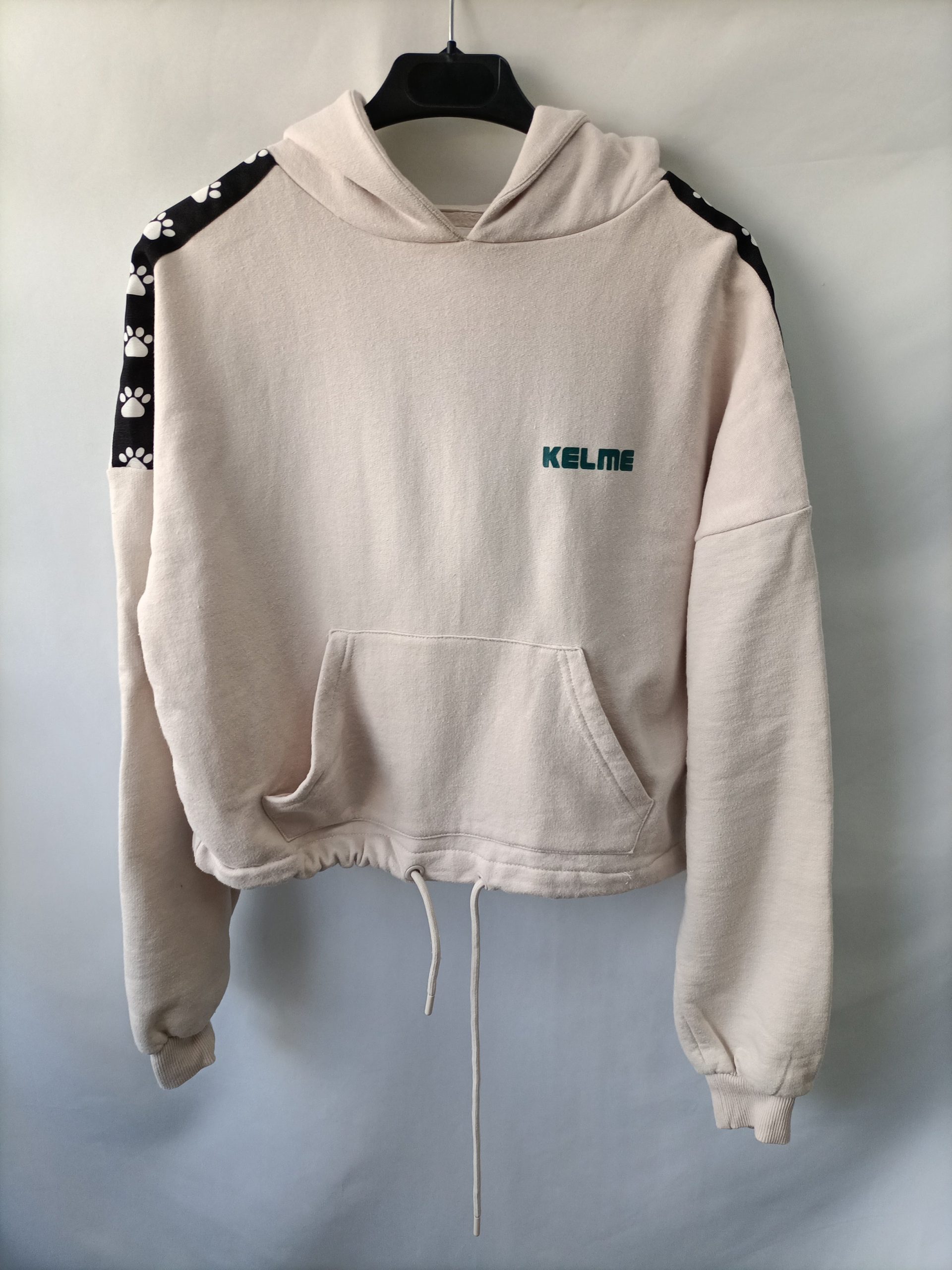 LEFTIES. Sudadera beige cortita T.s