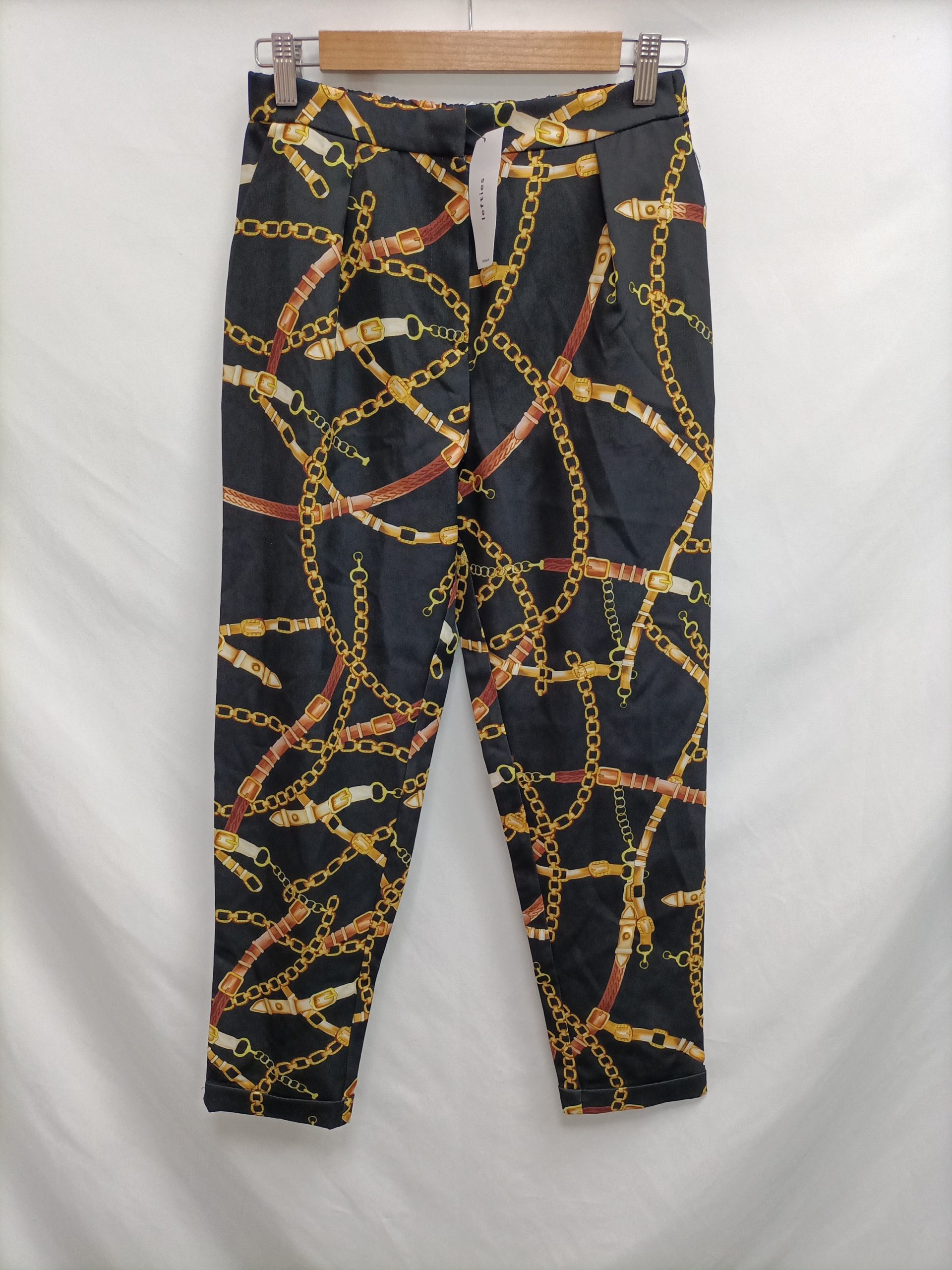 LEFTIES. Pantalón fluido cadenas T.s