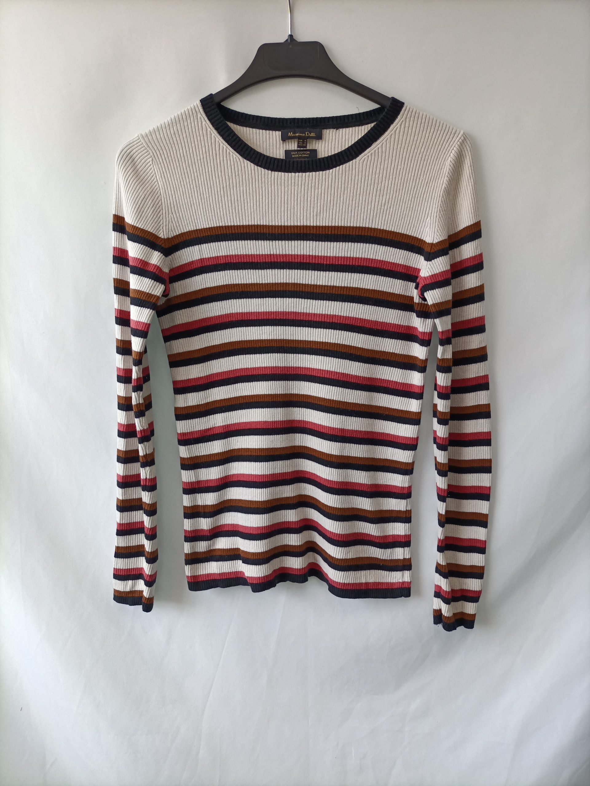 MarketMASSIMO DUTTI. Too rayas canalé T.s