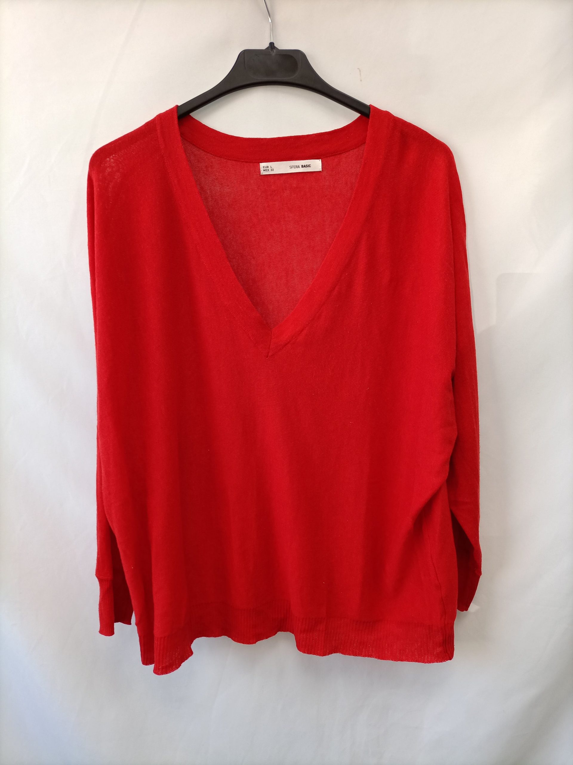 SFERA. Jersey rojo fluido T.l