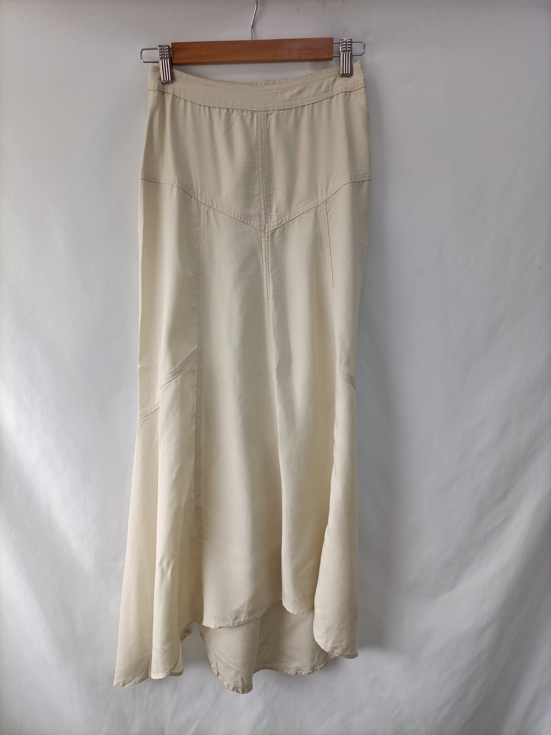ISABEL MARANT. Falda midi beige T.36