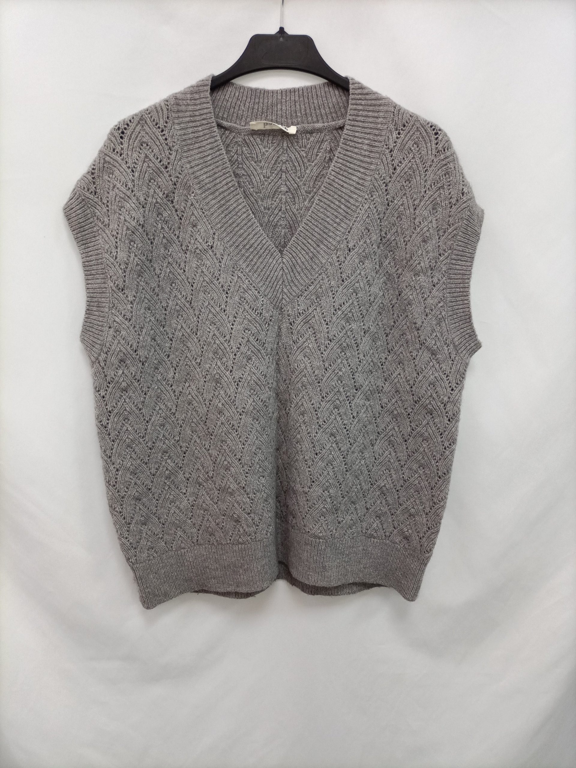 BASYCO. Chaleco gris Tu(m/l)