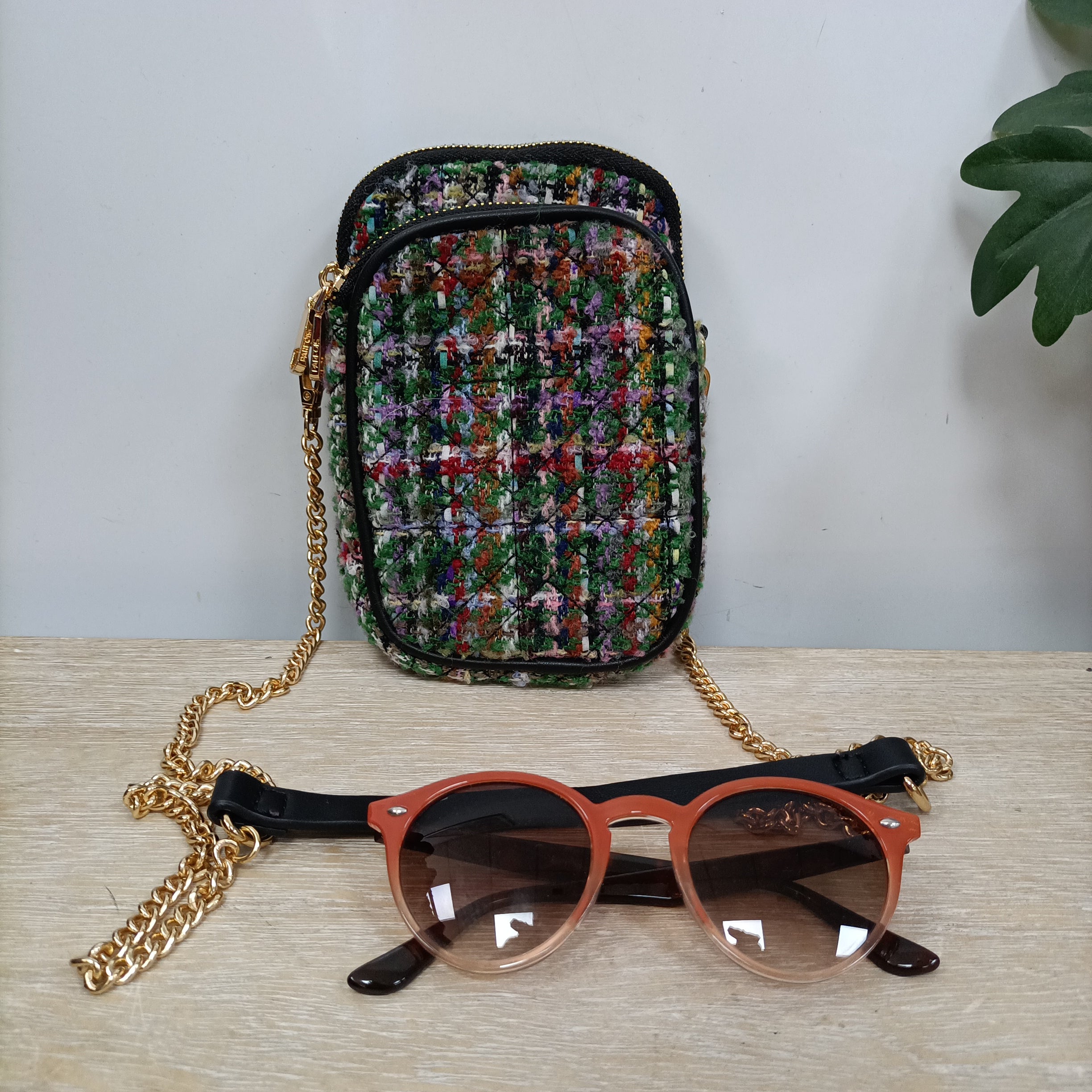 PARFOIS. Bolso tweed