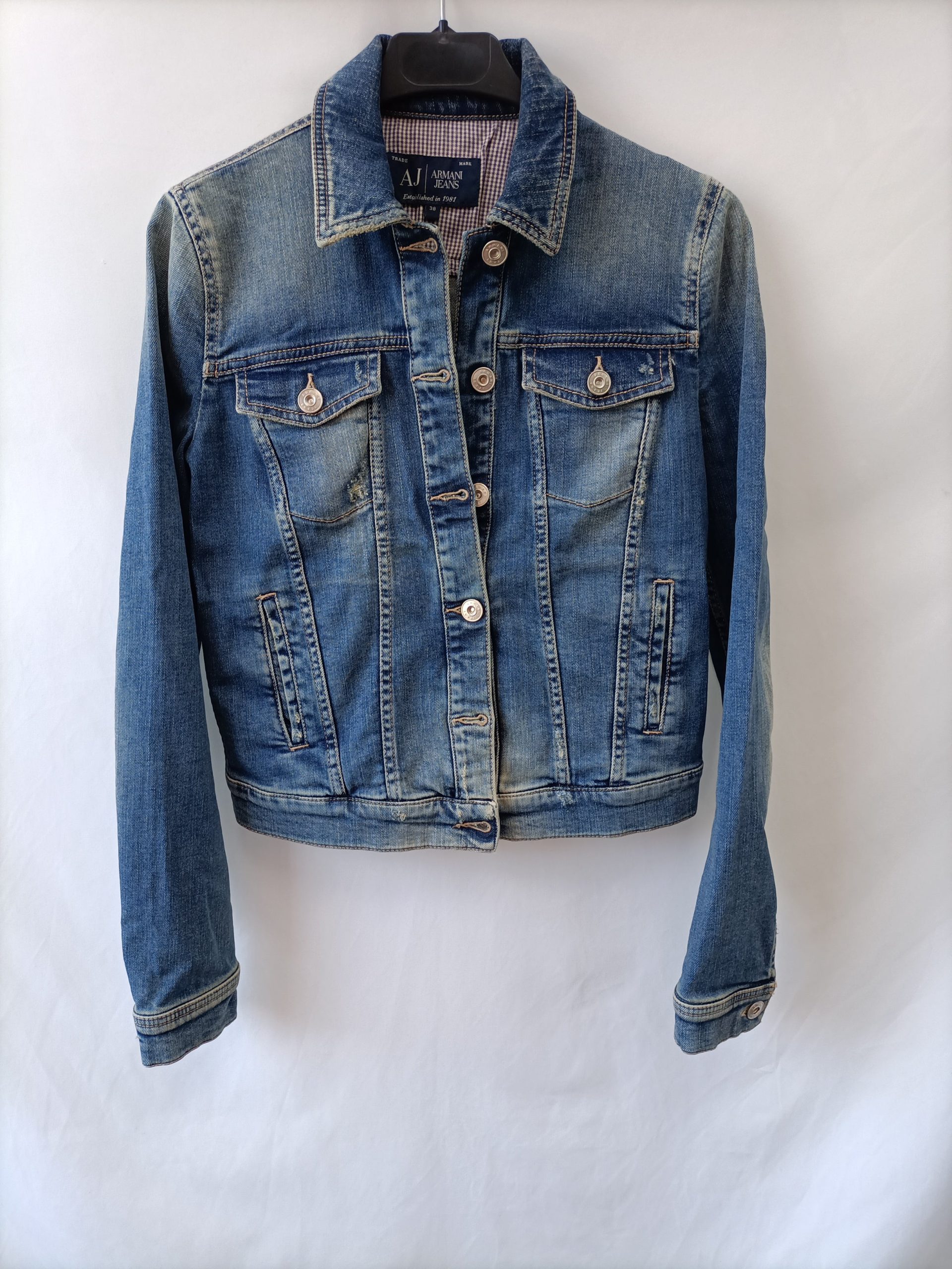 ARMANI JEANS. Cazadora denim T.38