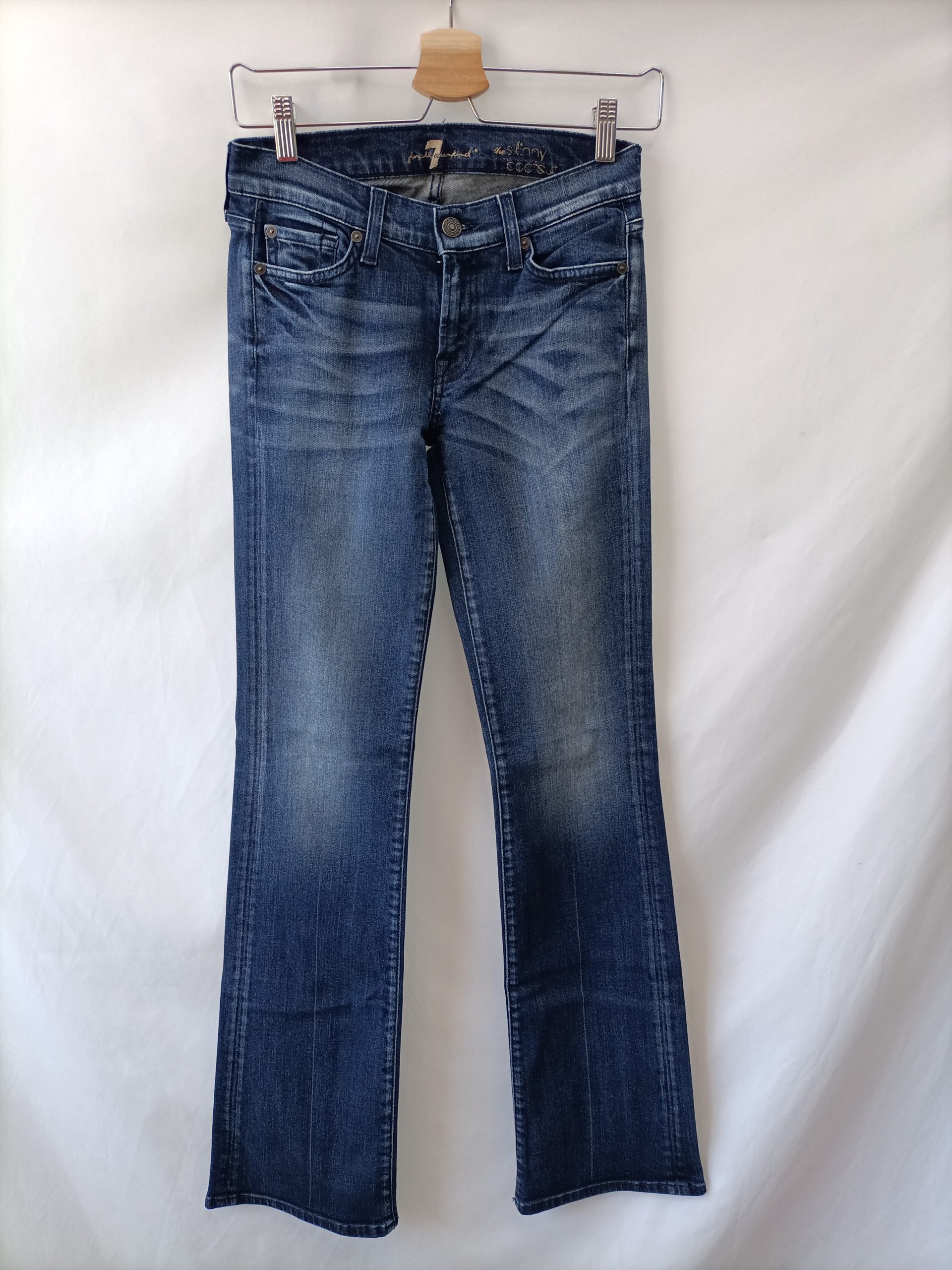 FOR ALL MANKIND SEVEN. Pantalón denim recto T.25(36)