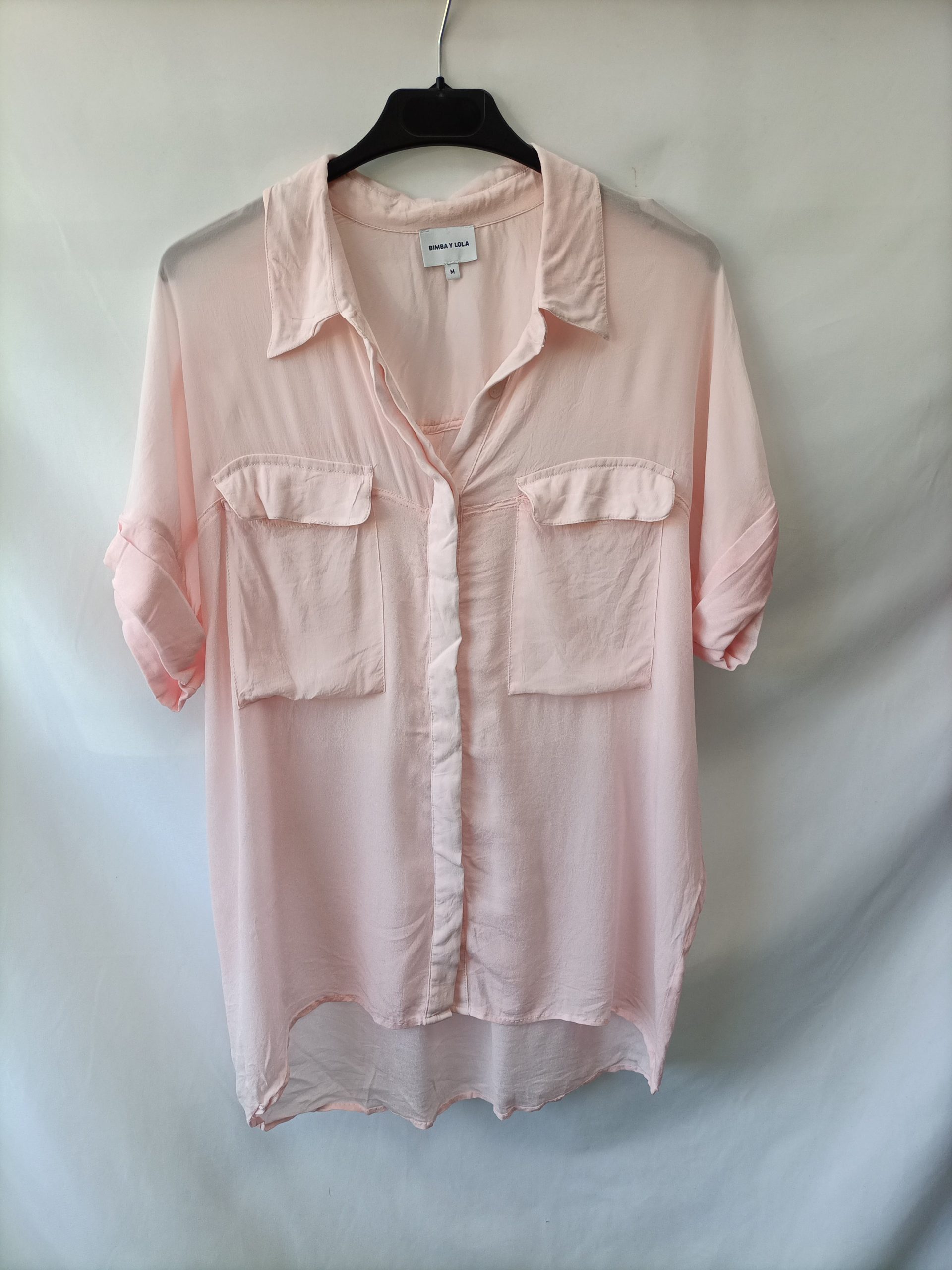 BIMBA Y LOLA.Blusa rosa T.m