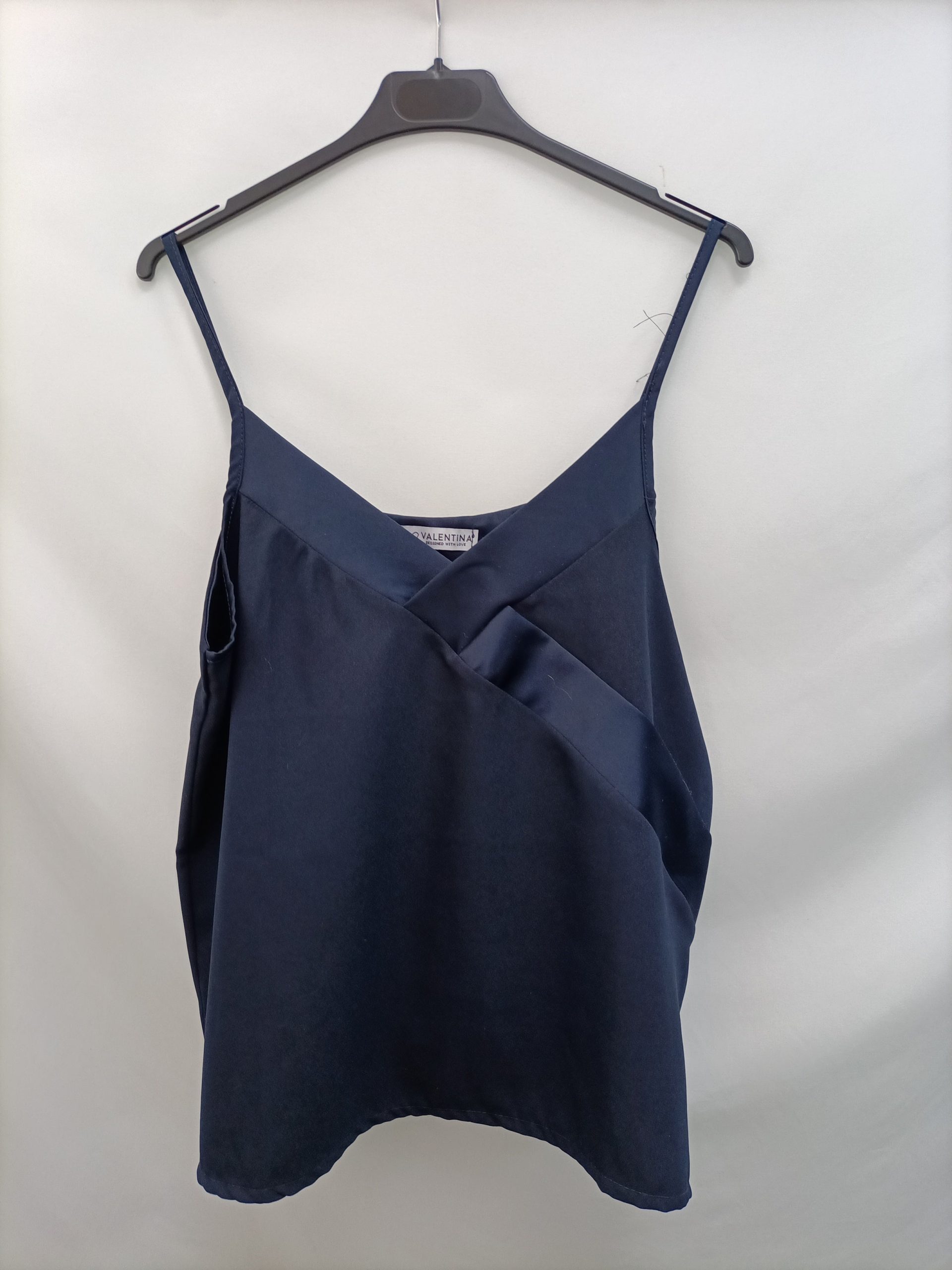 VALENTINA. Top lencero azul T.l
