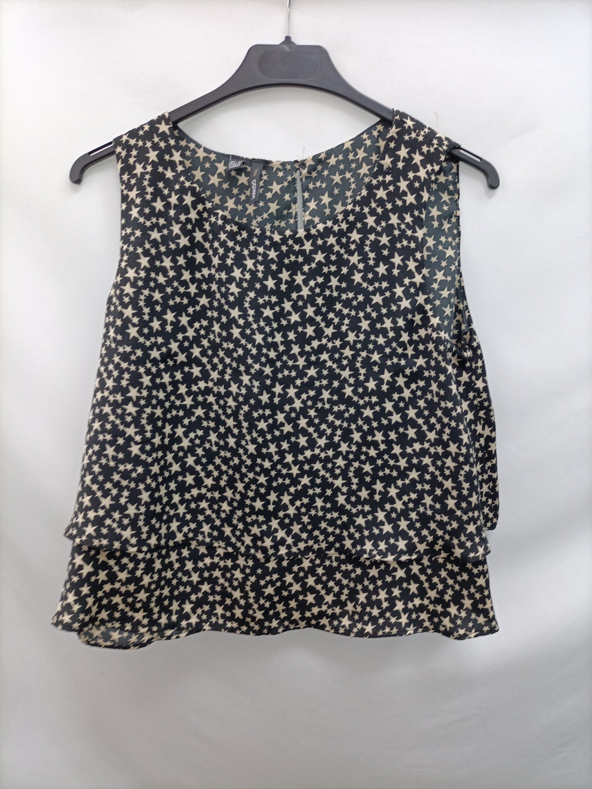 market.MANGO. Top estrellas negro T.s