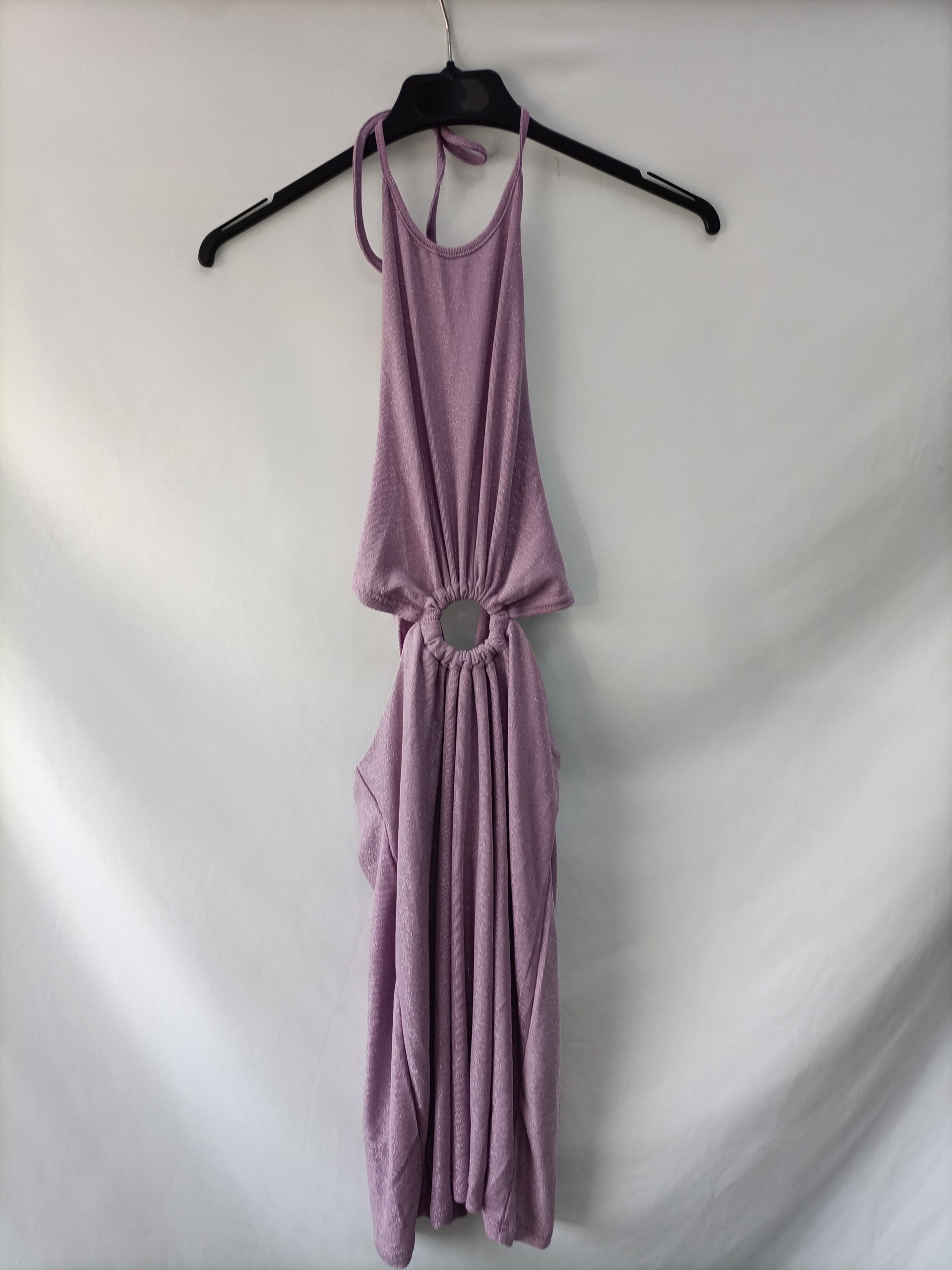 LOAVIES. Vestido lila hilos T.s