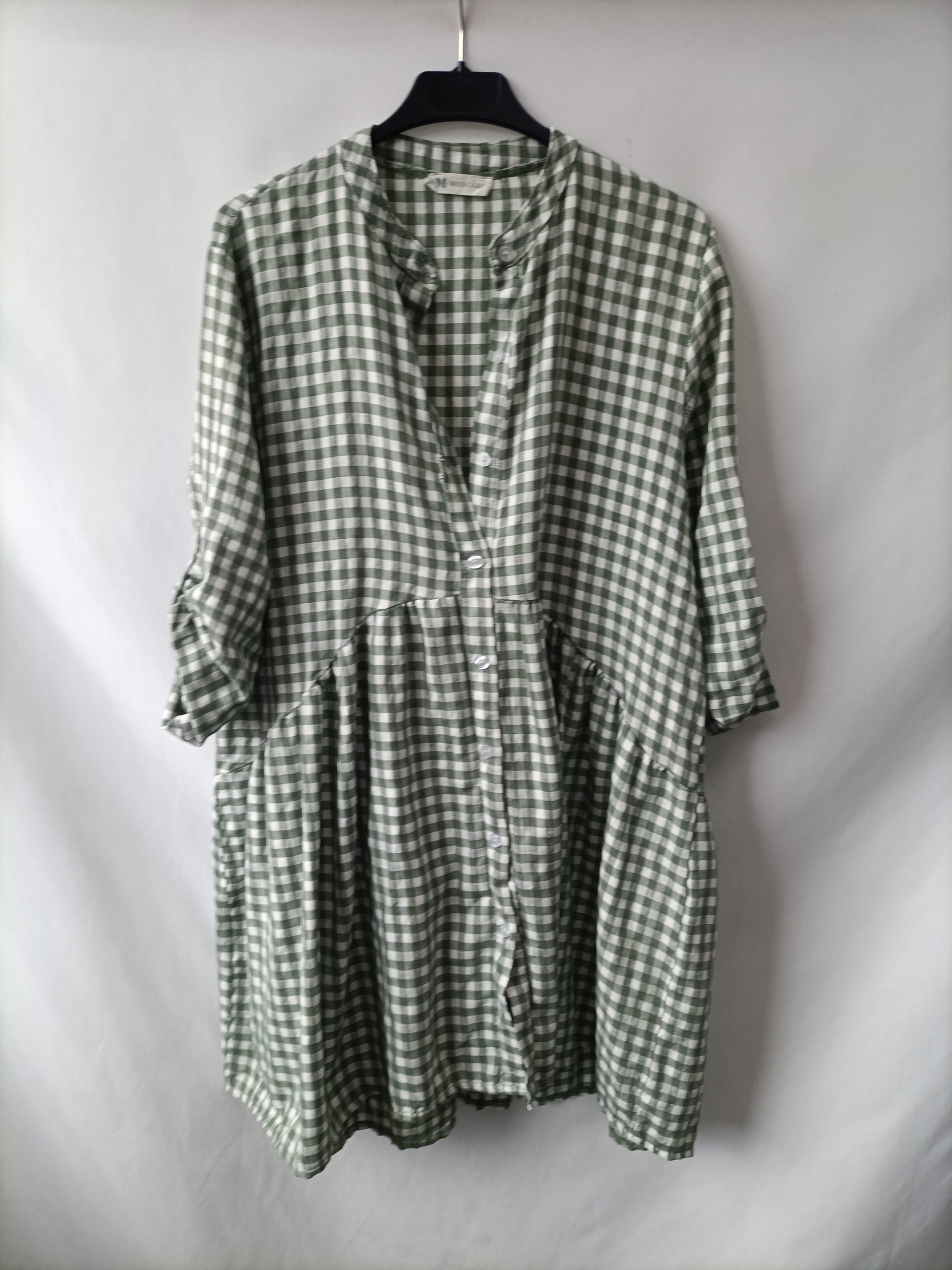 MUSCARI. Vestido cuadros vichy T.u(s/m)
