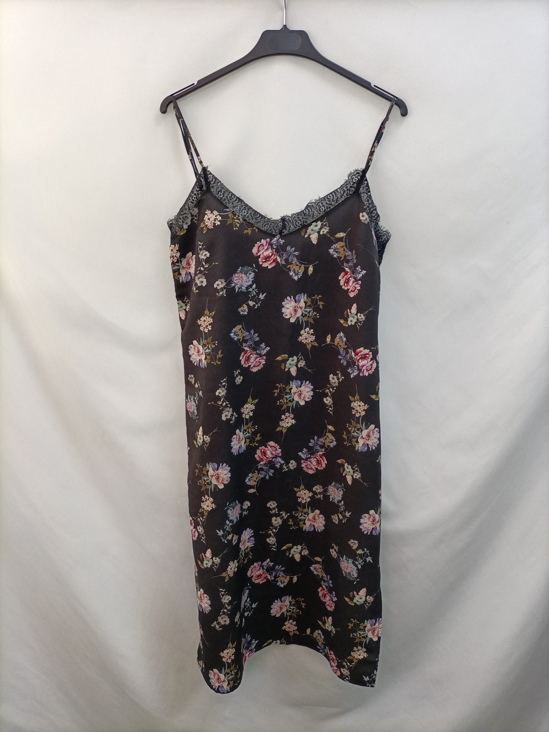 SPRINGFIELD. Vestido midi flores T.38