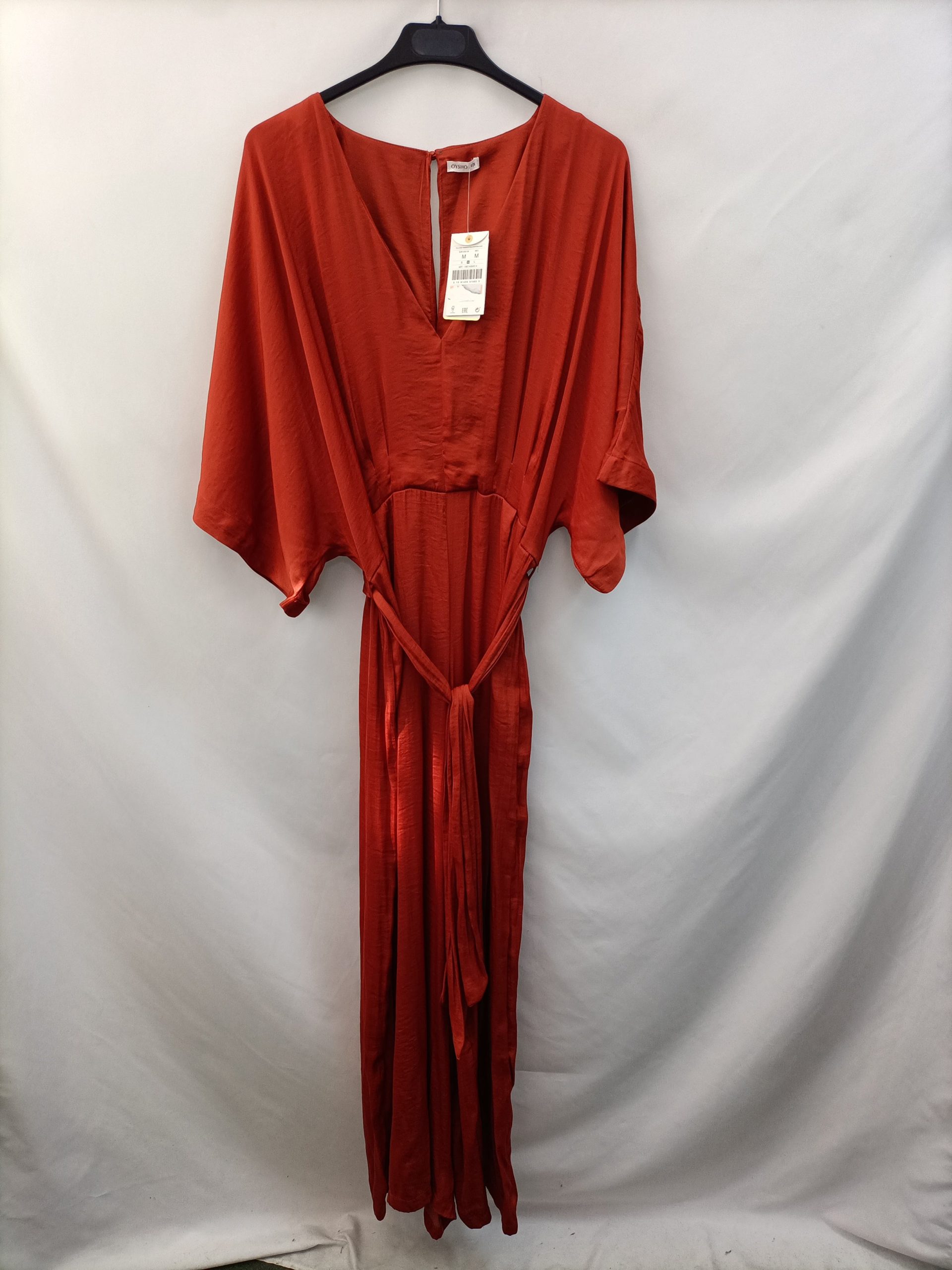 OYSHO. Mono largo teja T.m