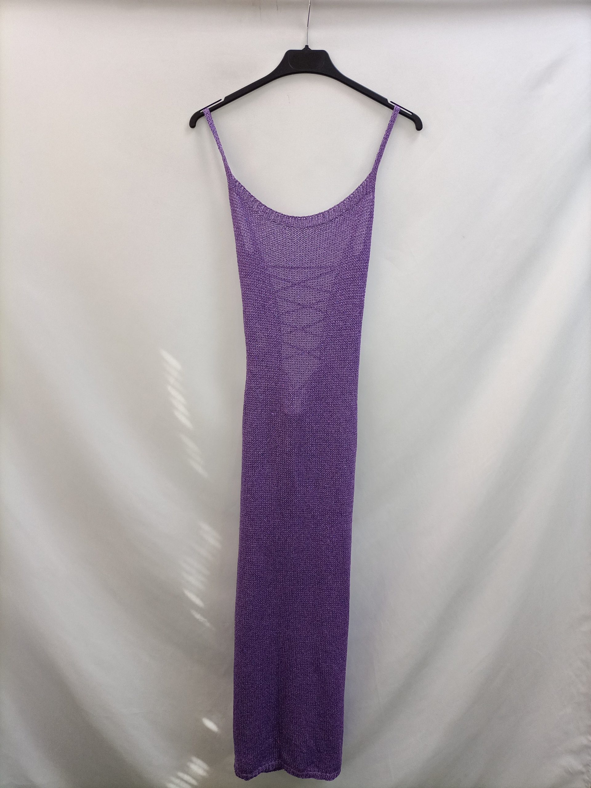 OTRAS. Vestido largo morado T.u(s)