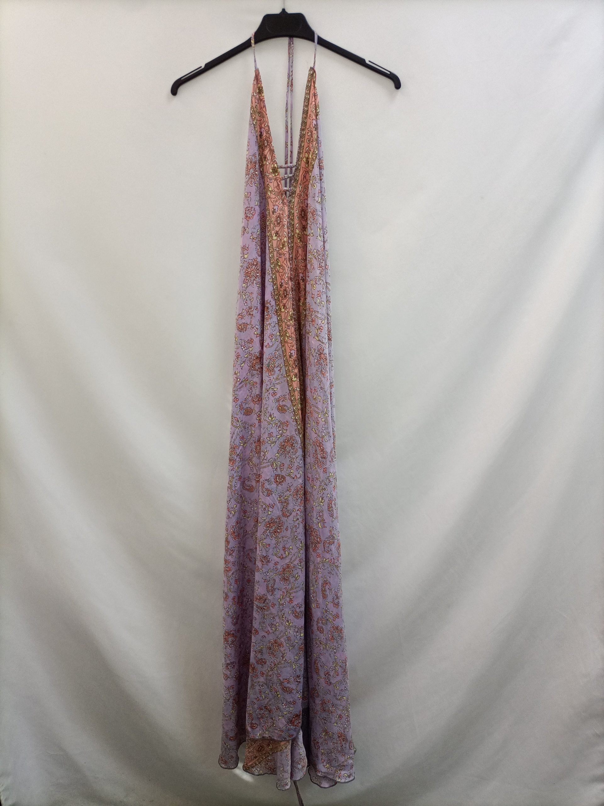 OTRAS. Vestido largo flores espalda baja T.u(s/m)