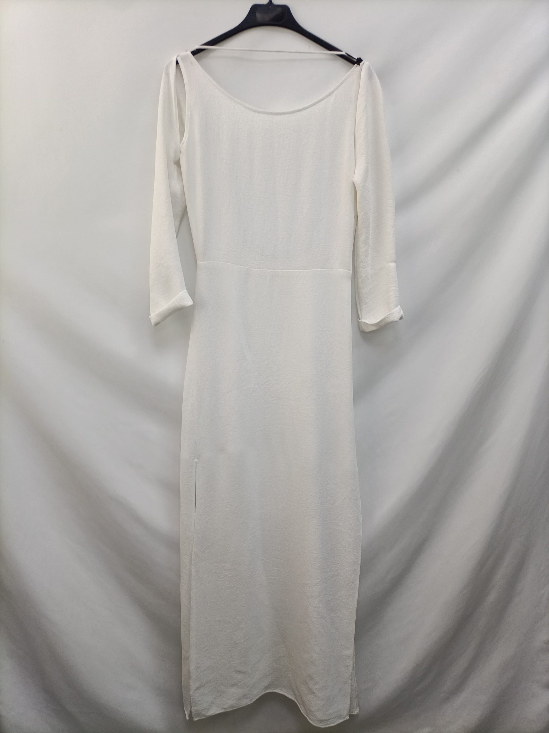 MAJE. Vestido largo blanco Tu(s)