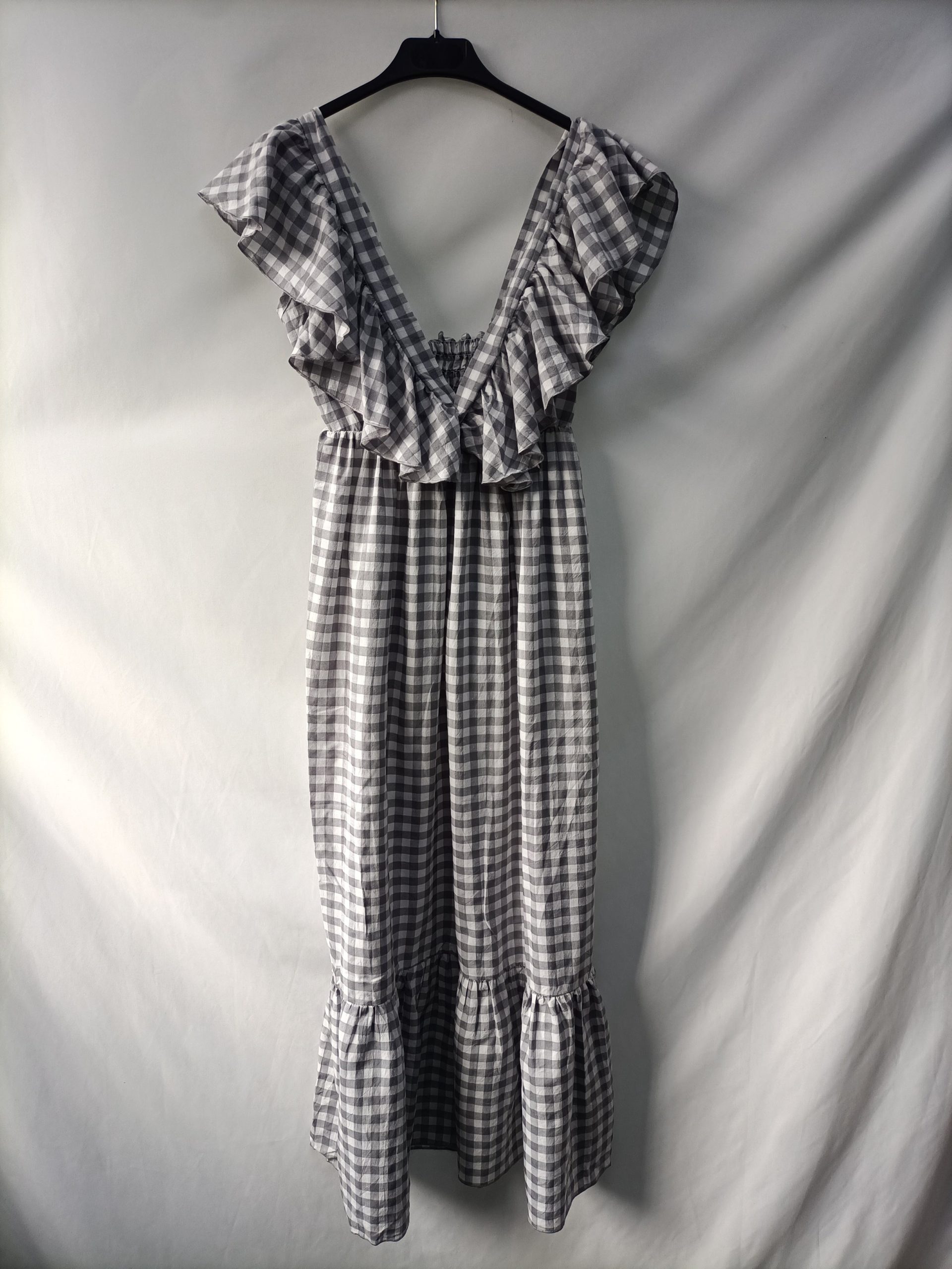 OTRAS. Vestido largo cuadro T.u(s/m)