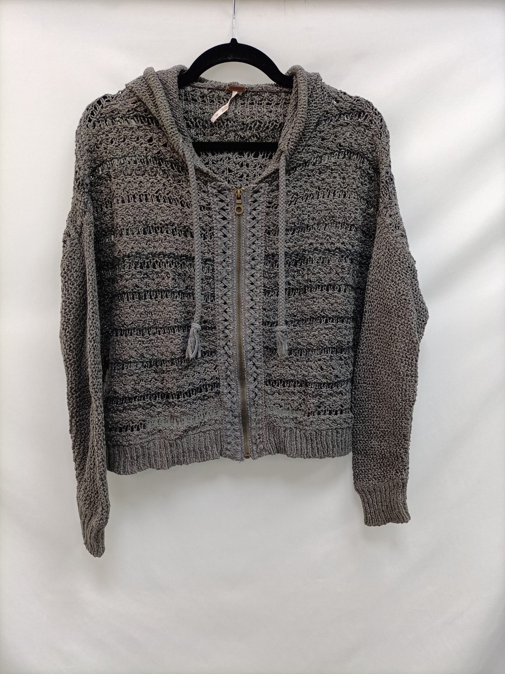 FREE PEOPLE. Jersey troquelado cremallera T.s