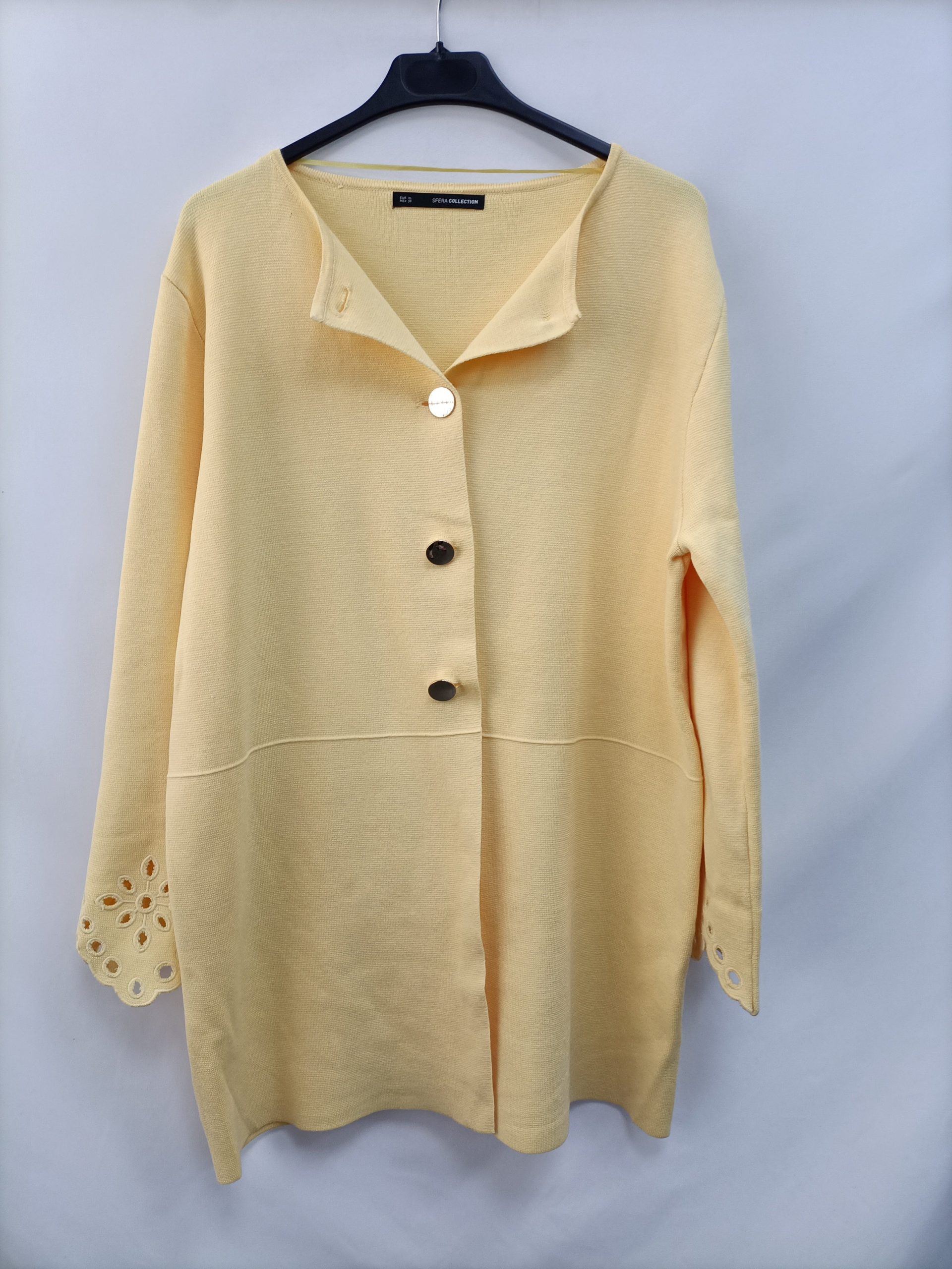 SFERA. Cárdigan amarillo T.xl