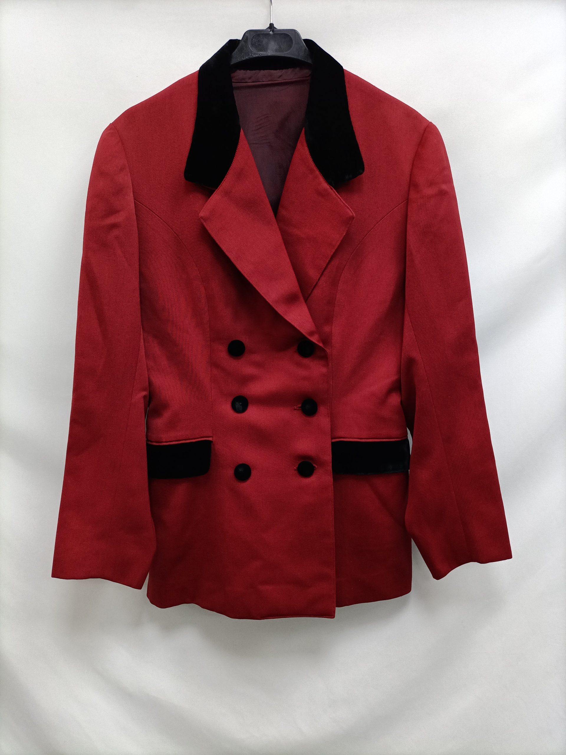 OTRAS.Blazer roja doble textura TU (M OVERSIZED)