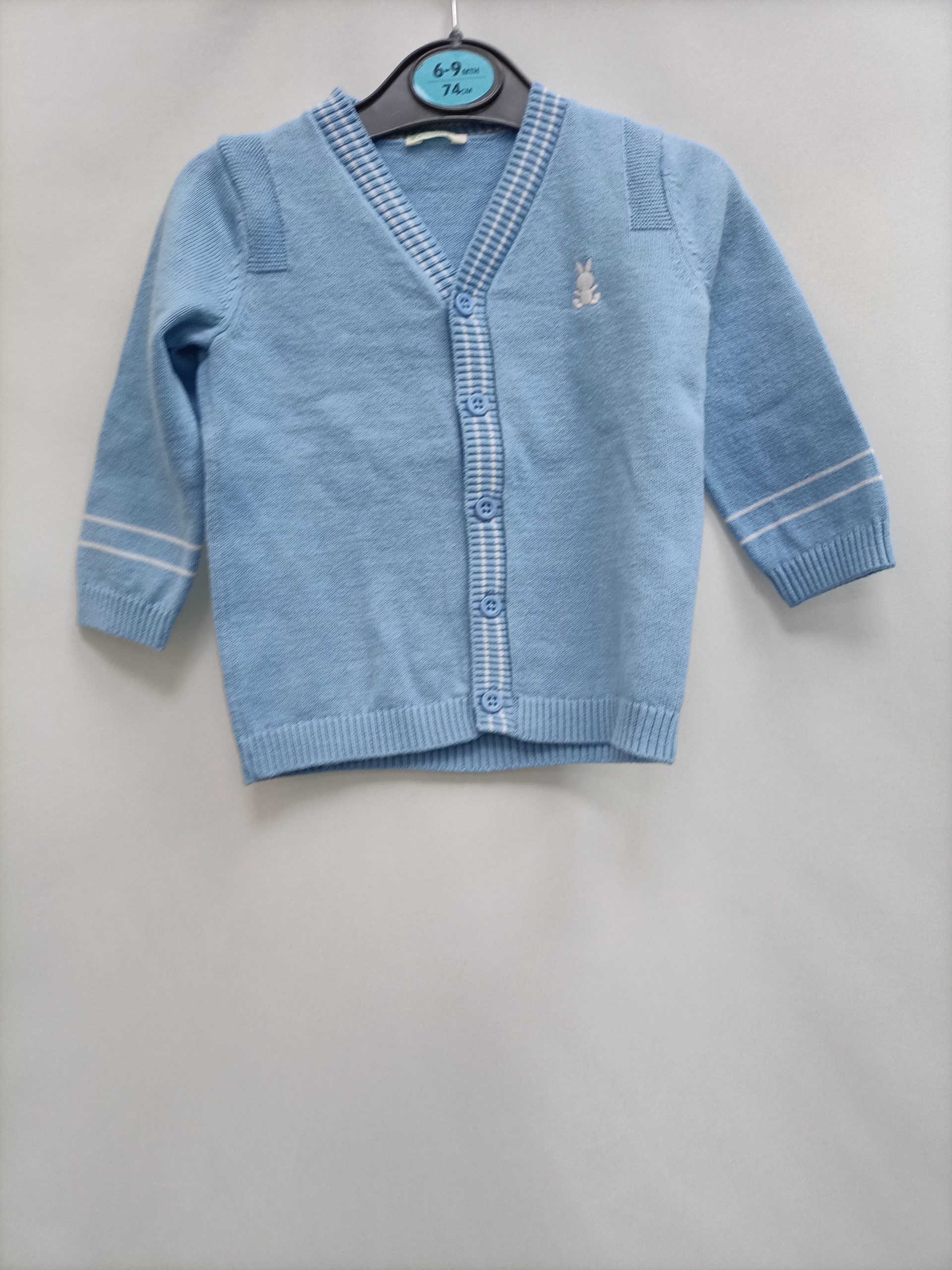 BENETTON. Rebeca azul T.6-9 meses