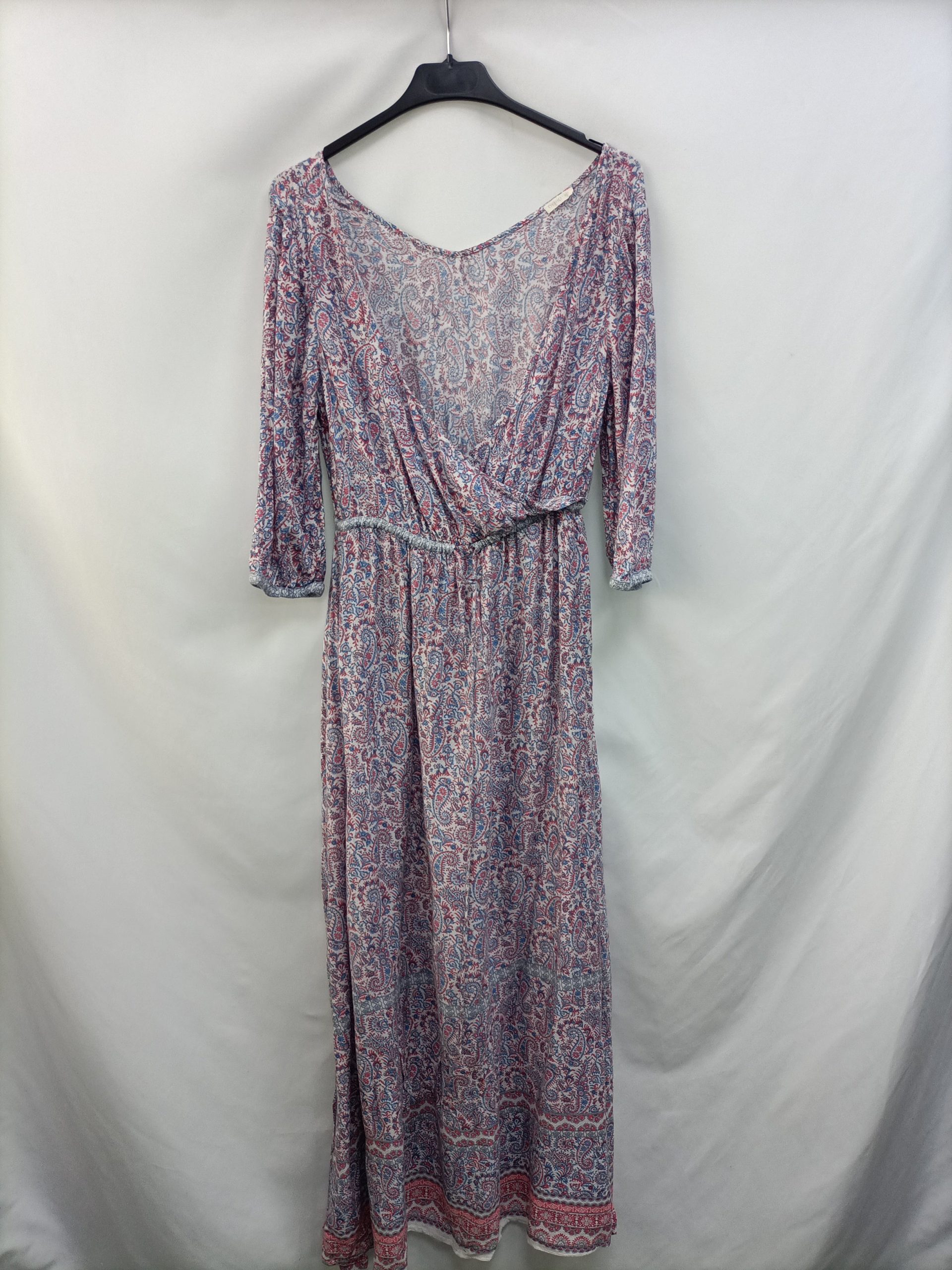 OYSHO.Vestido largo paisley T.M