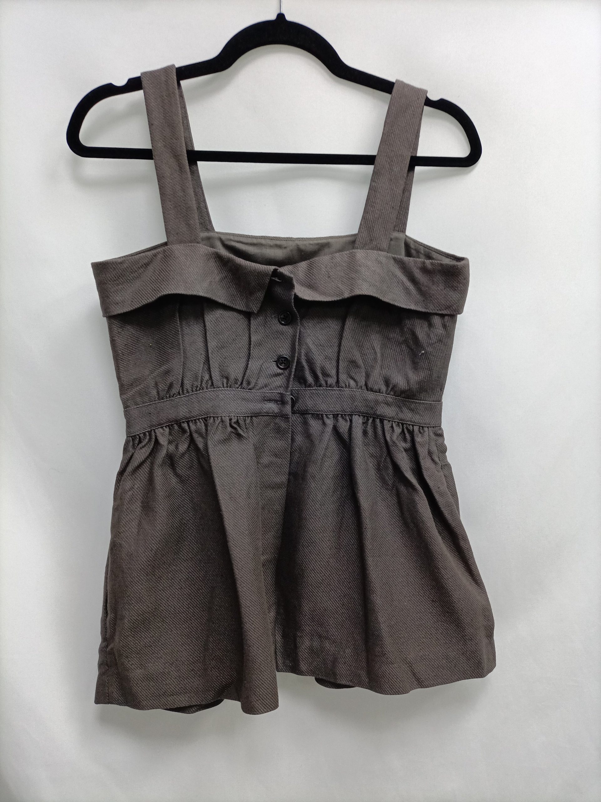 UTERQÜE.Top gris topo T.S