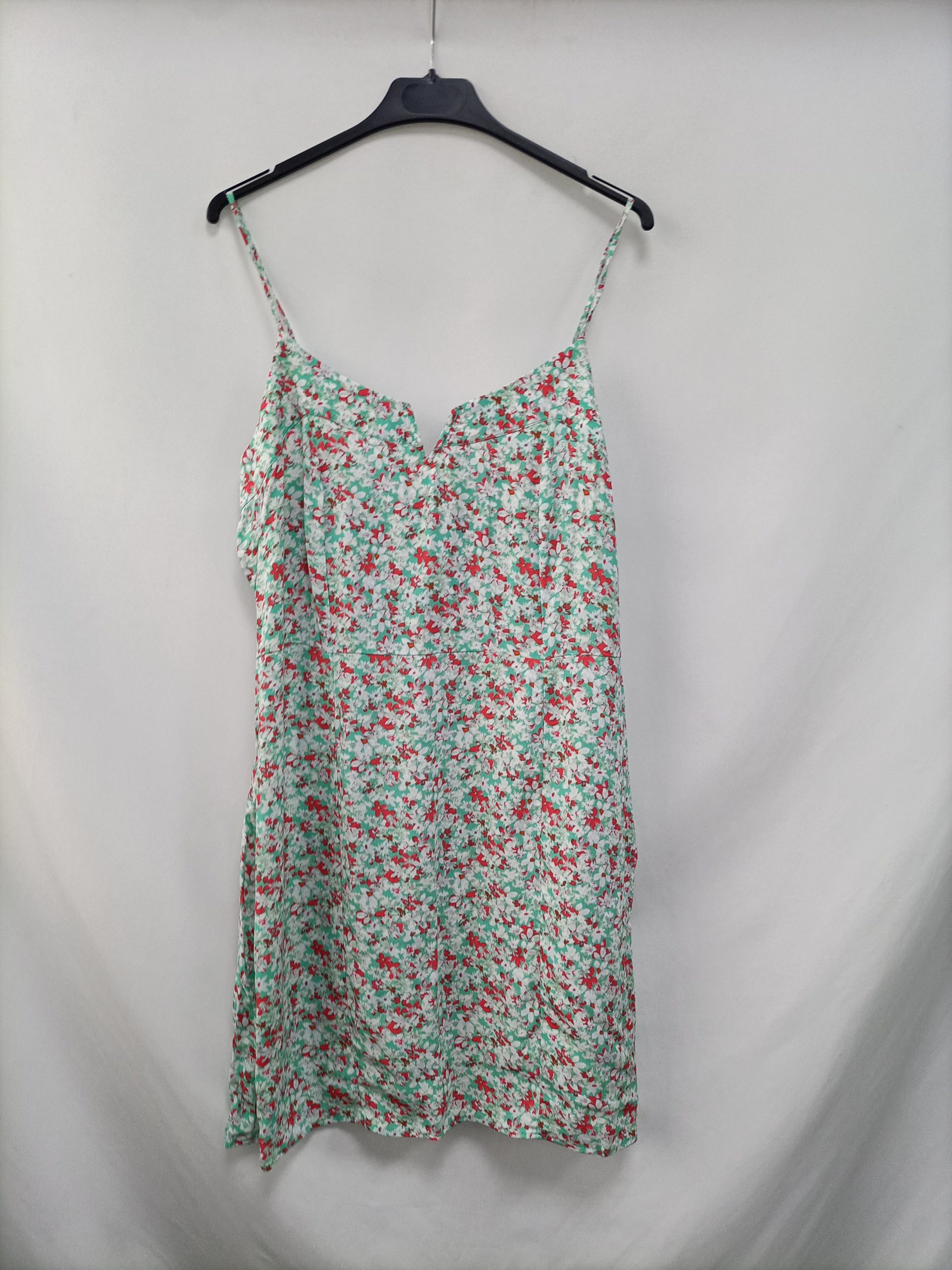 LEFTIES. Vestido flores verdes T.l