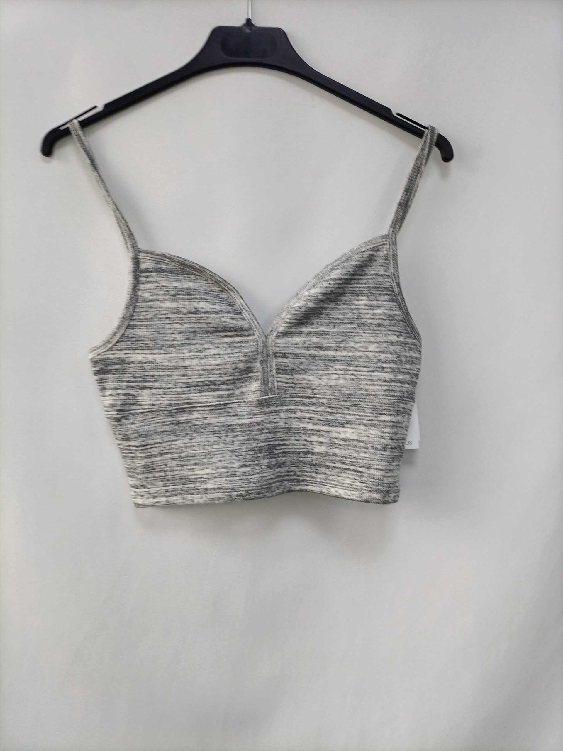 HOLLISTER. Top gris jaspeado T.m