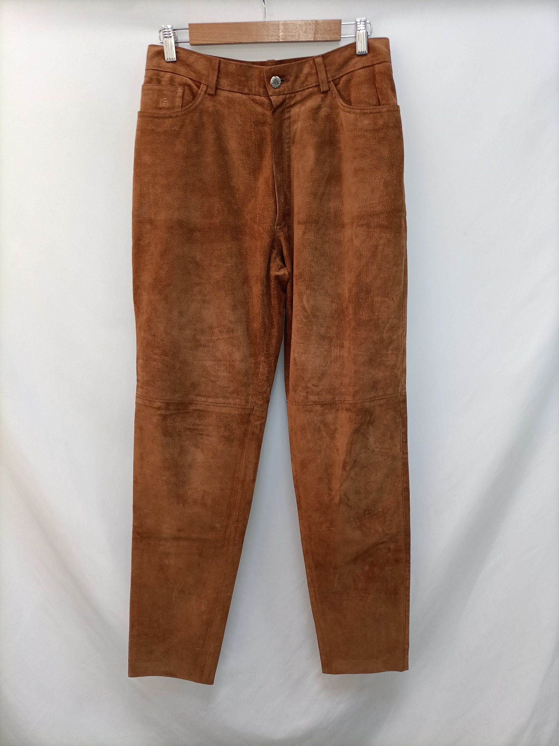 BASS 20. Pantalón vintage piel T.44(38)