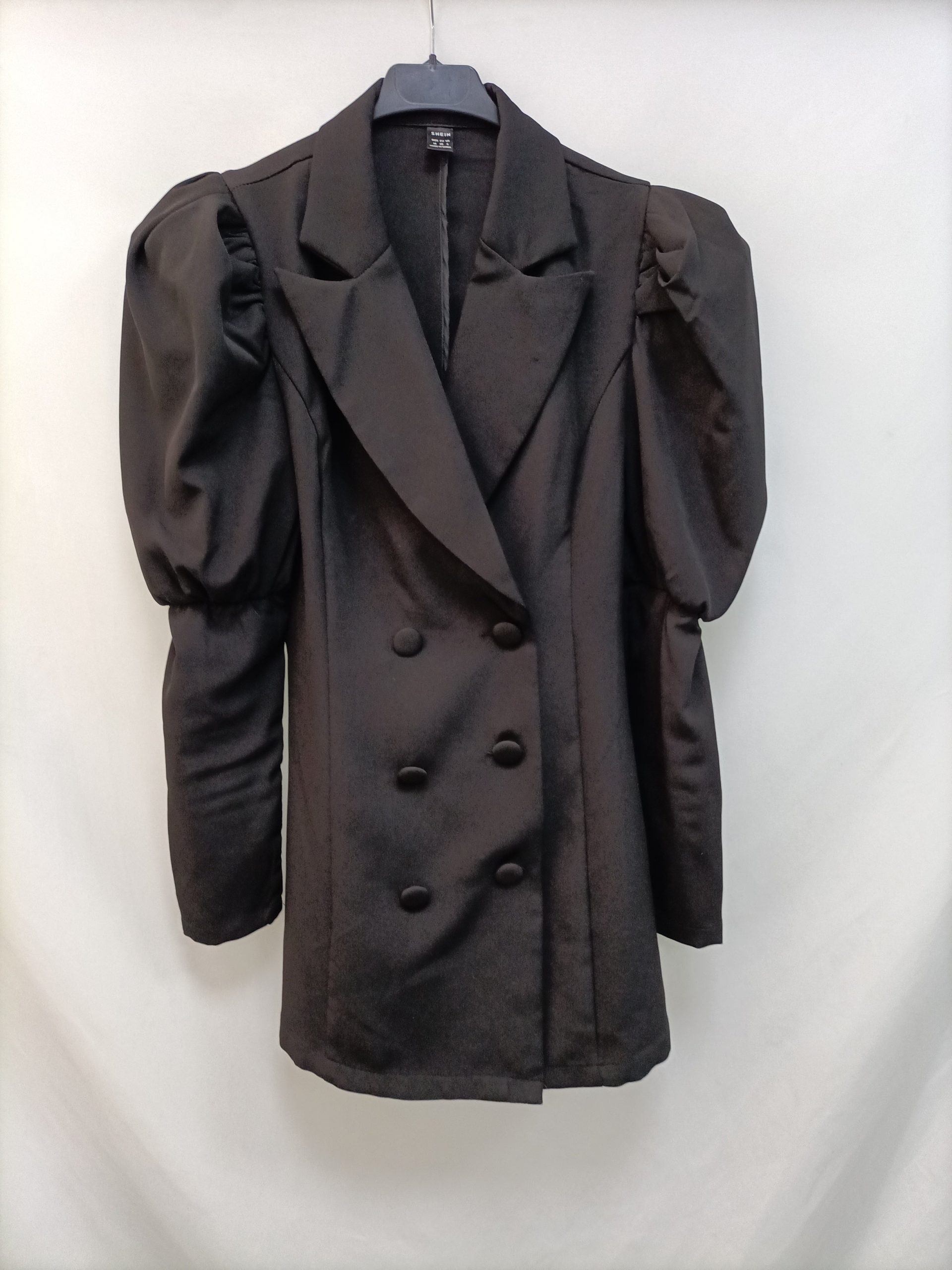 SHEIN. Vestido cruzado negro T.m