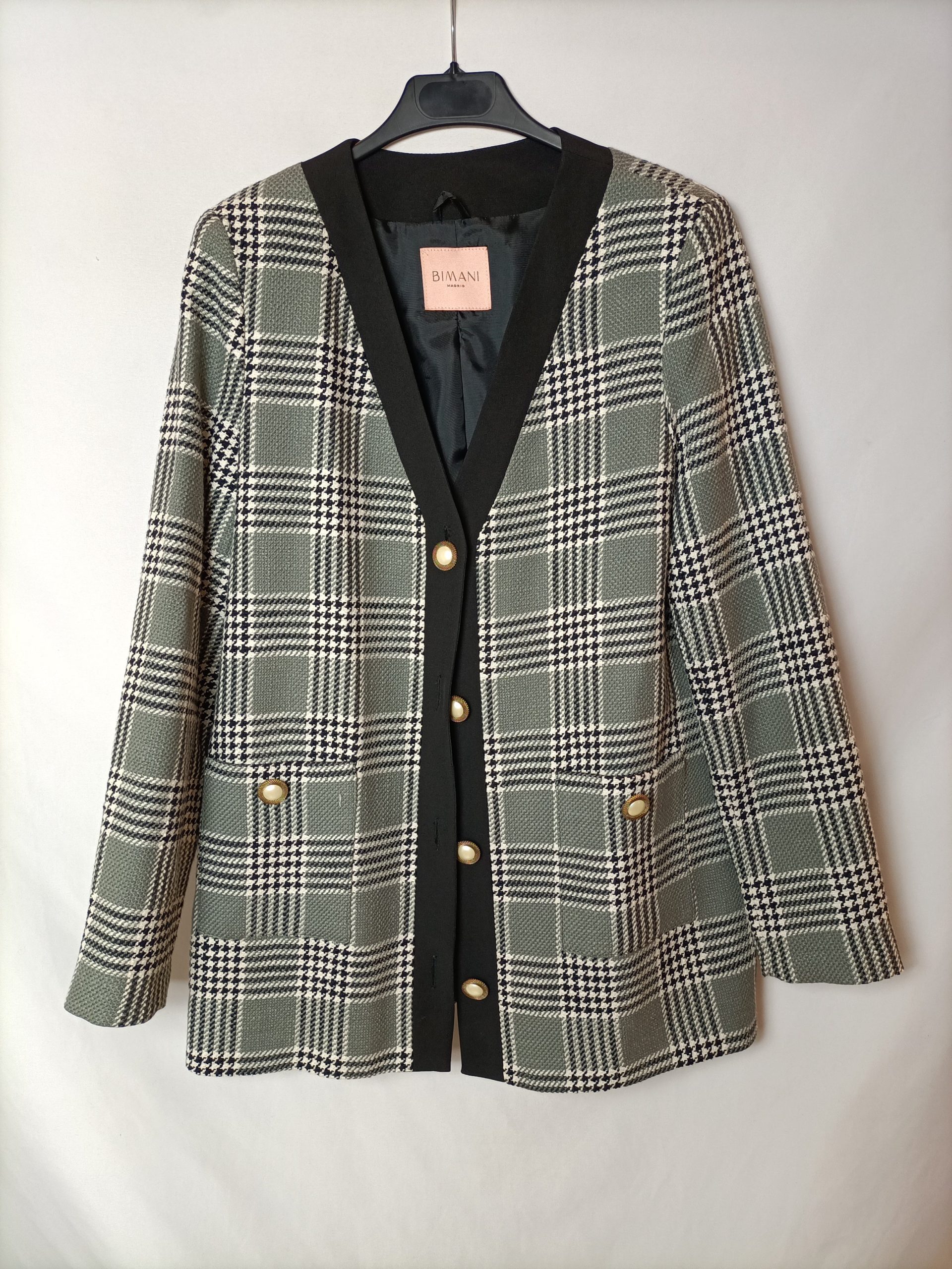 BIMANI. Chaqueta pata de gallo T.s