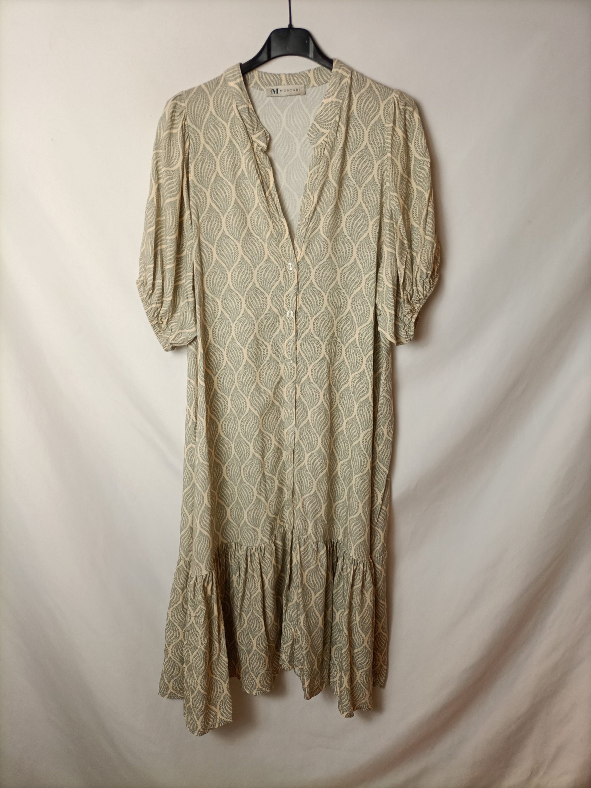 MUSCARI. Vestido midi estampado T.u(s/m)
