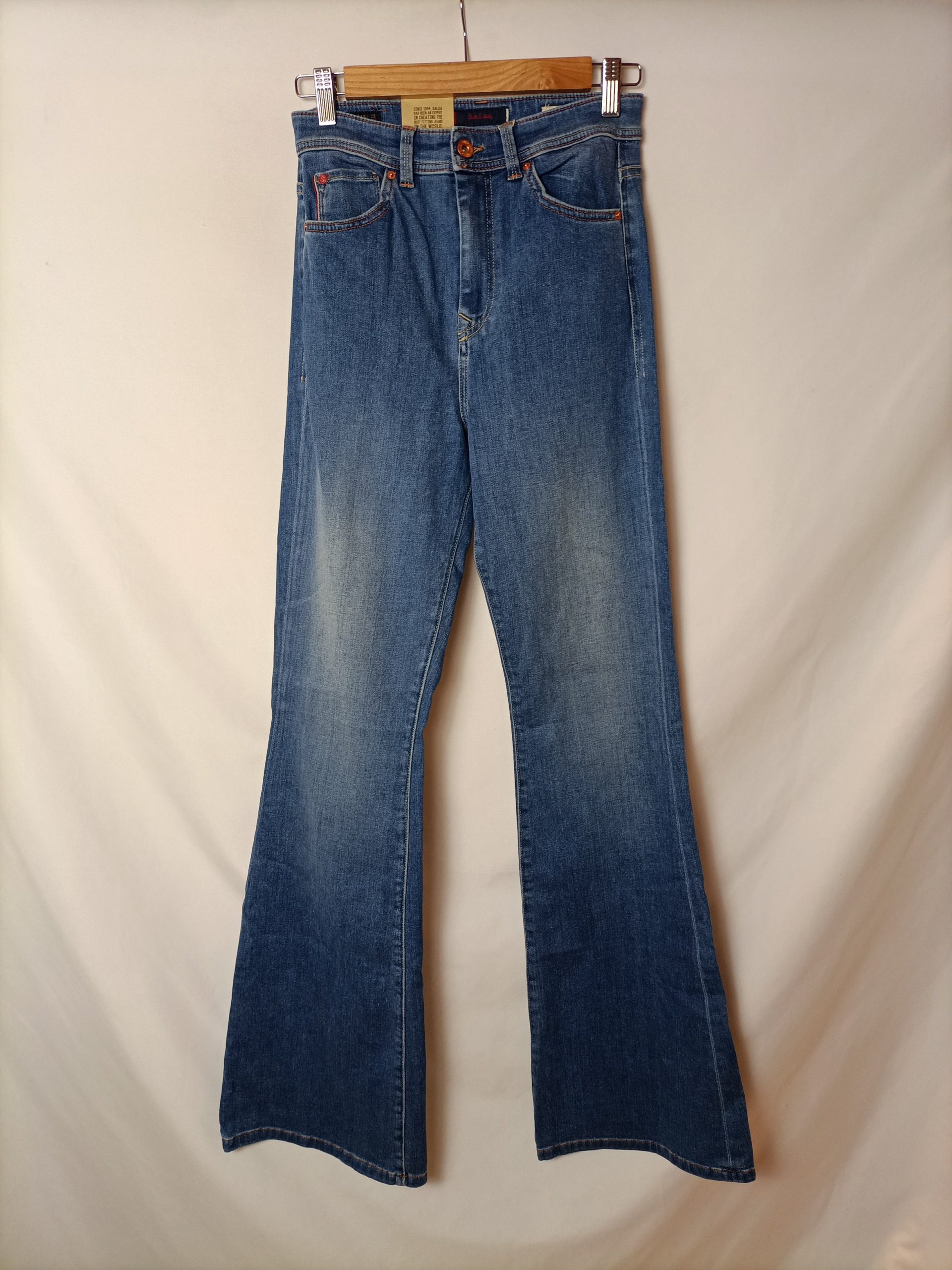 SALSA. Pantalón denim vaquero T.38