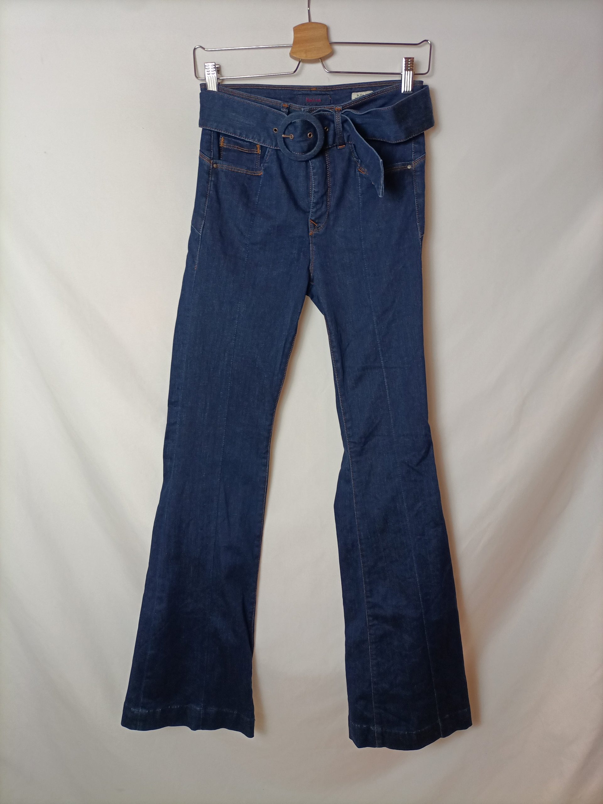 SALSA. Pantalón denim oscuro T.38