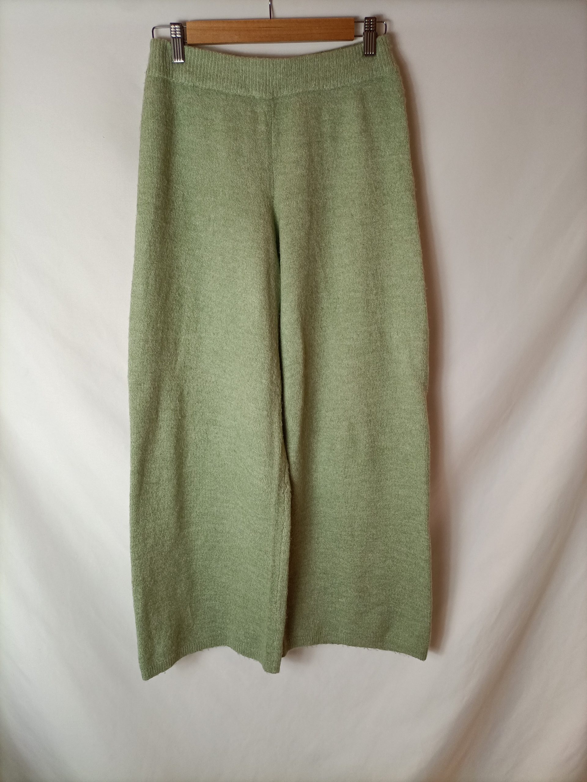 LEFTIES. Panatalón punto pata ancha. T XS