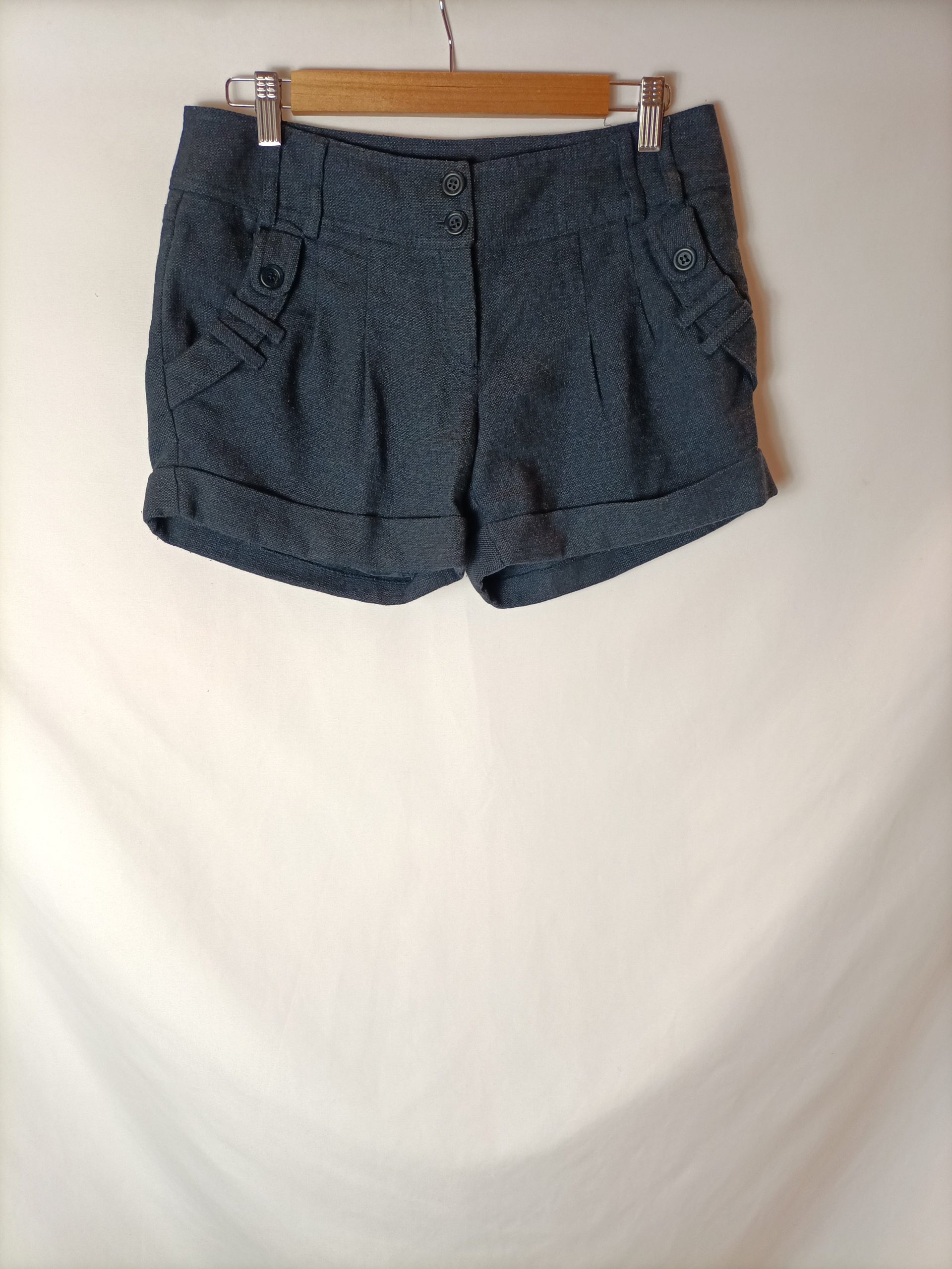 PROMOD. Shorts azul jaspeado T.u(40)