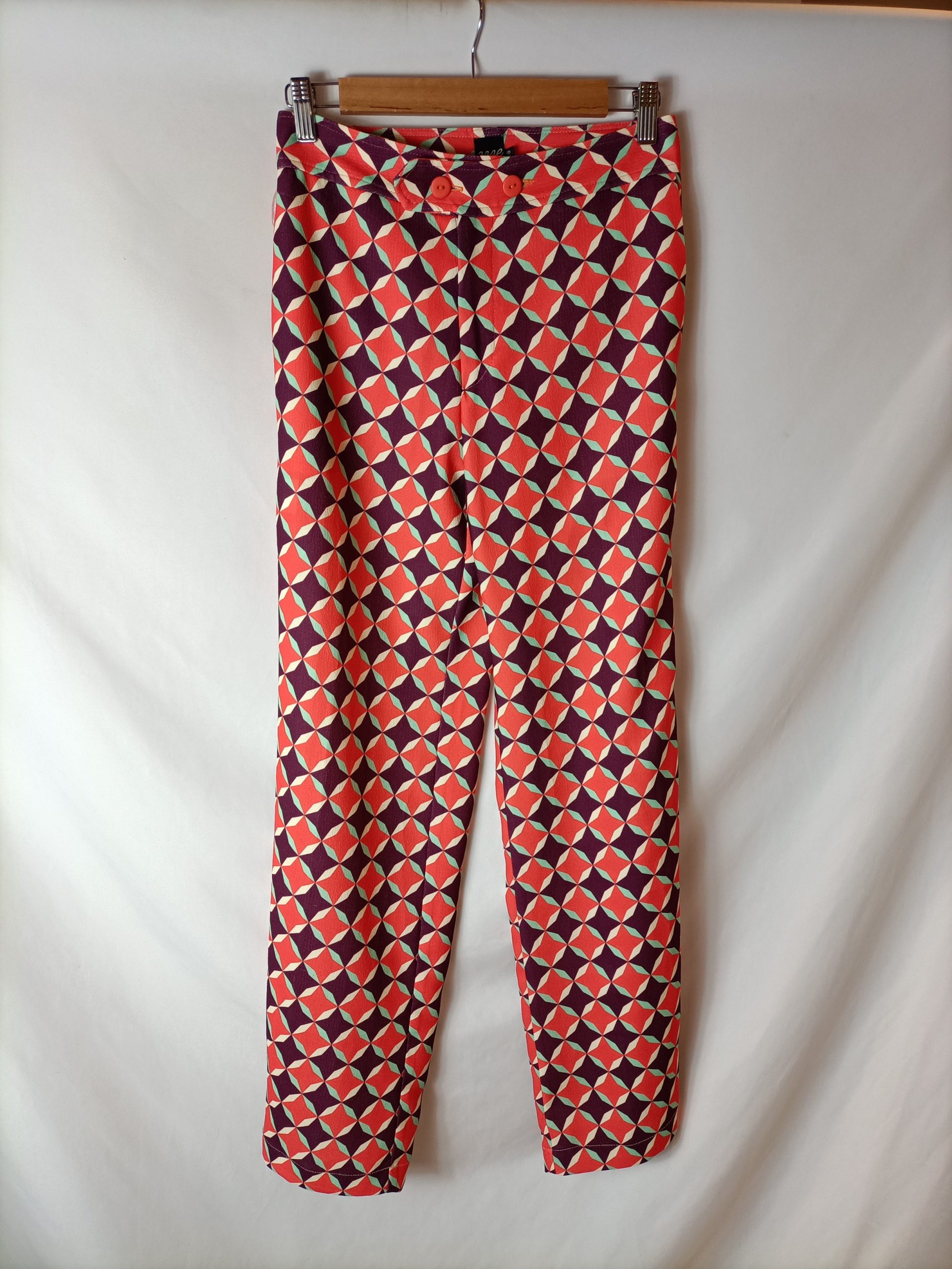 ERRE. Pantalón fluido estampado T.38