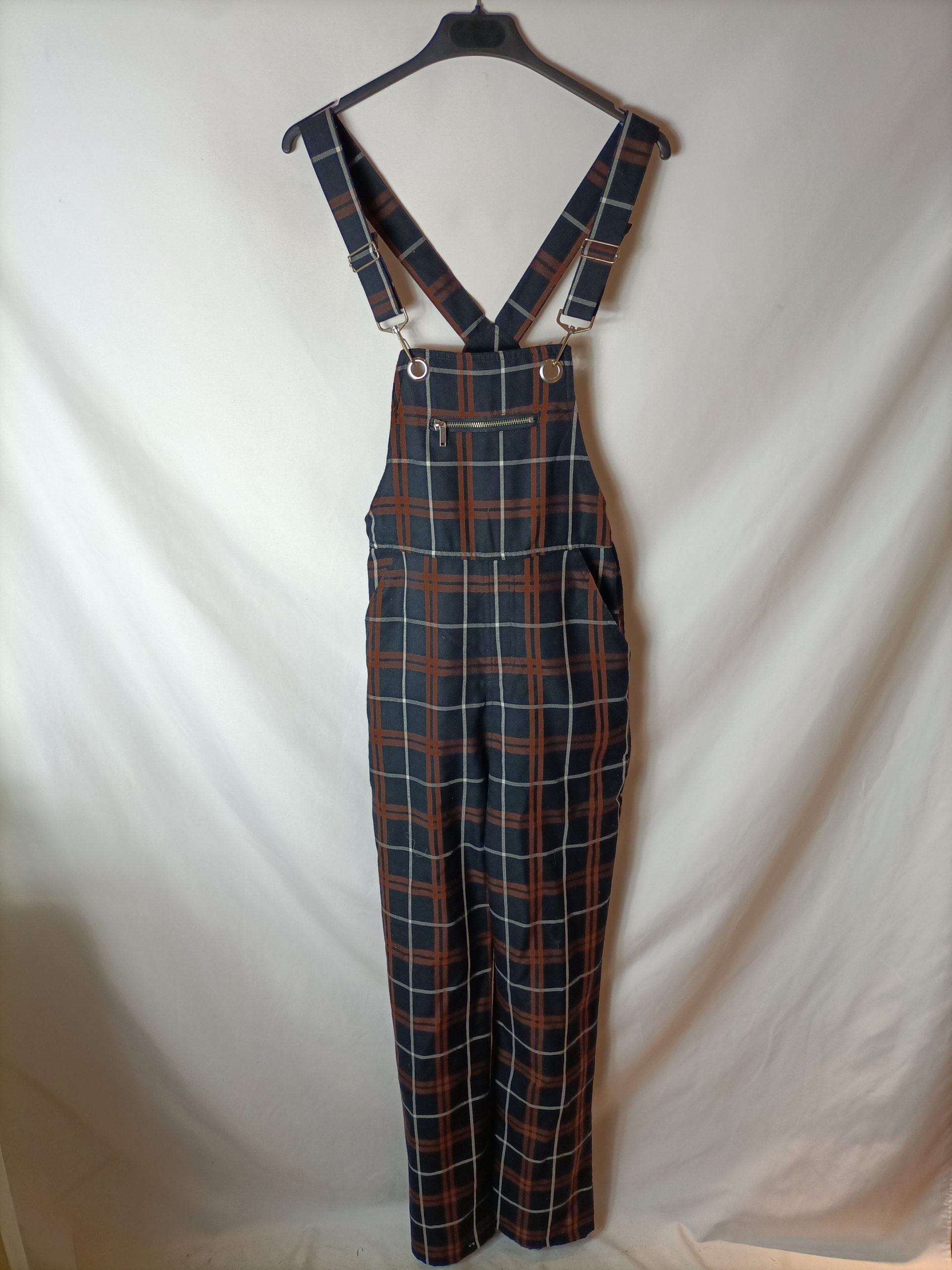 STRADIVARIUS. Peto ancho cuadros T.36