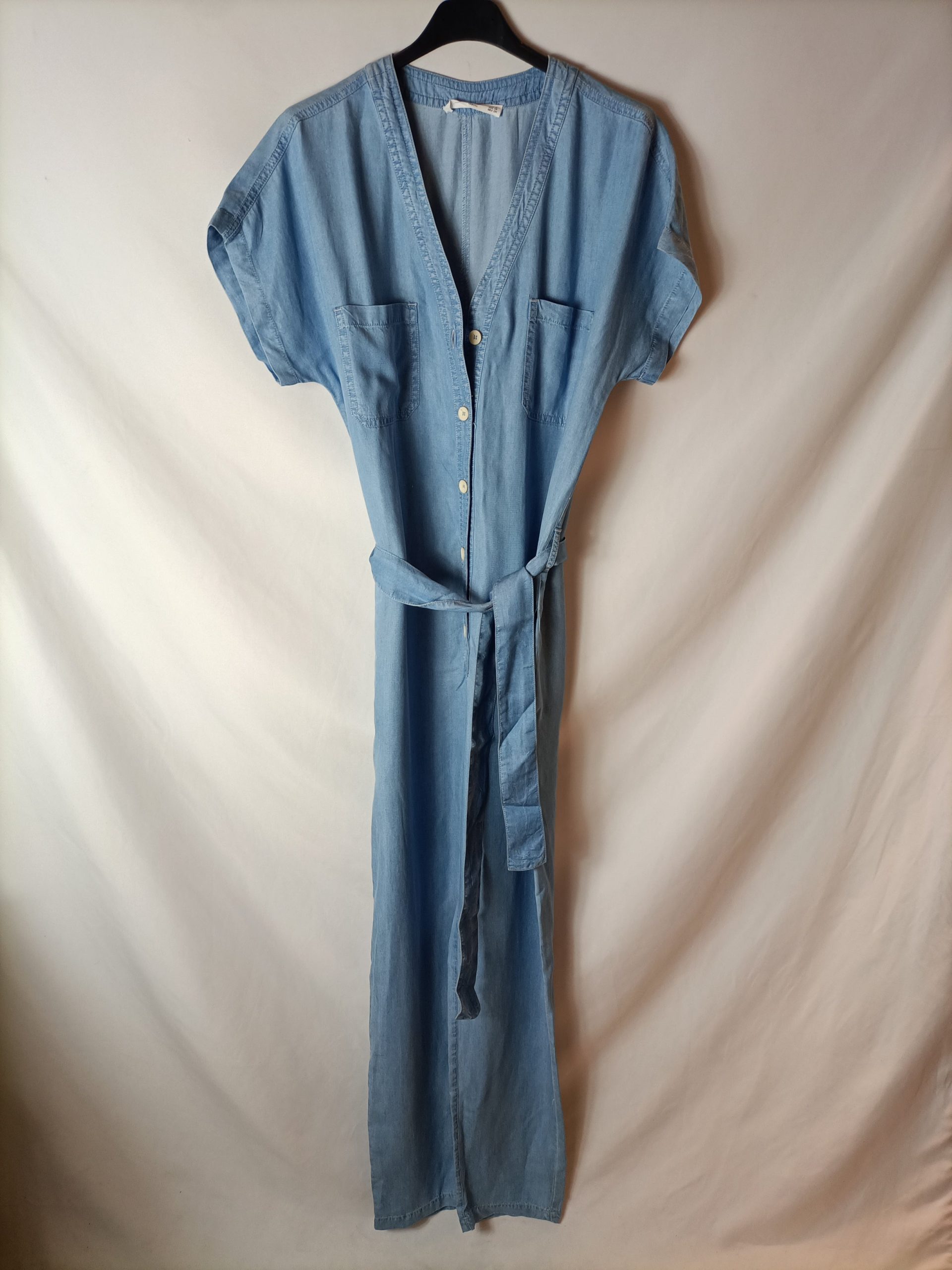 MANGO. Mono denim fluido T.s