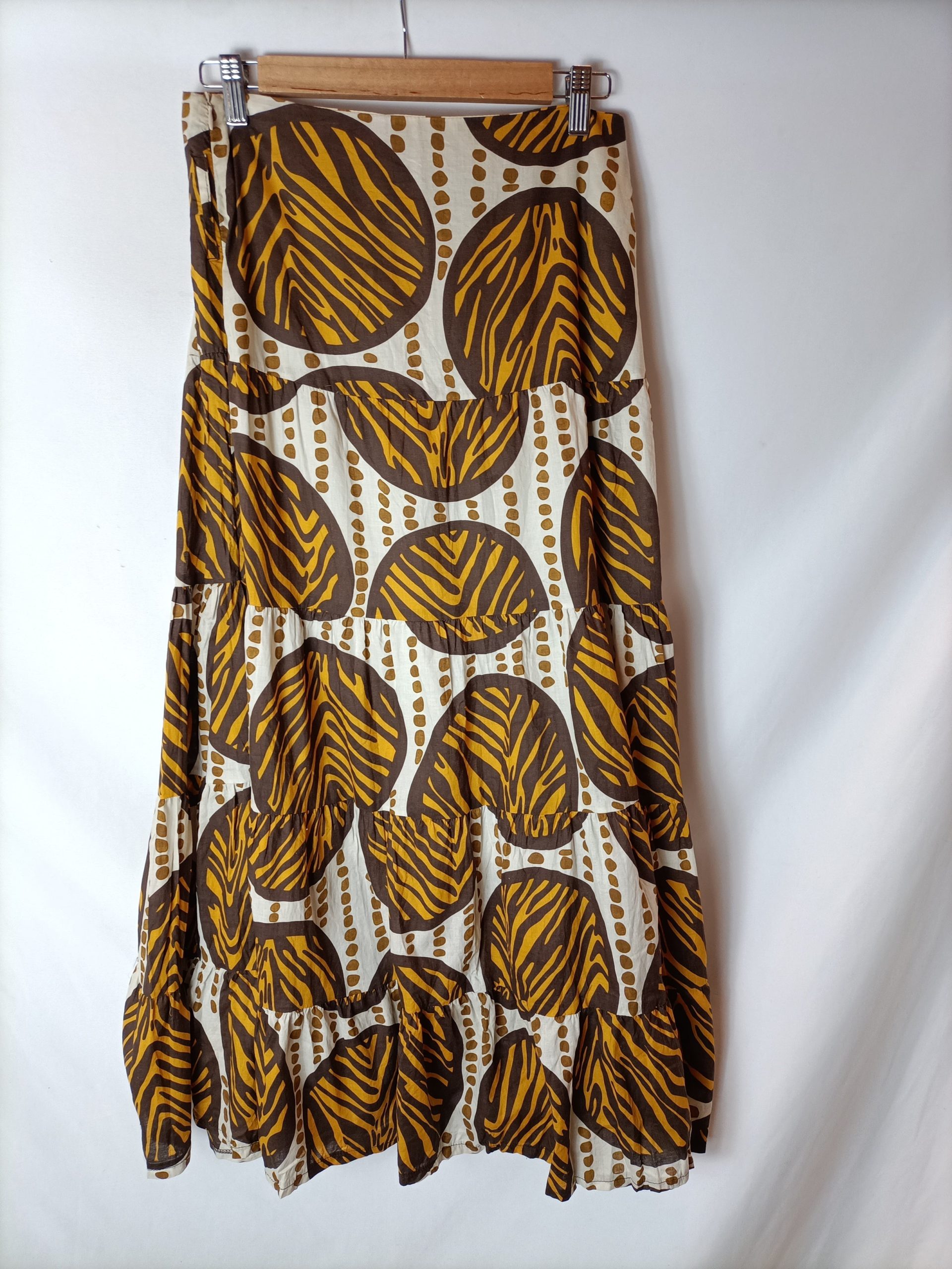 JM. Falda larga estampada. T M