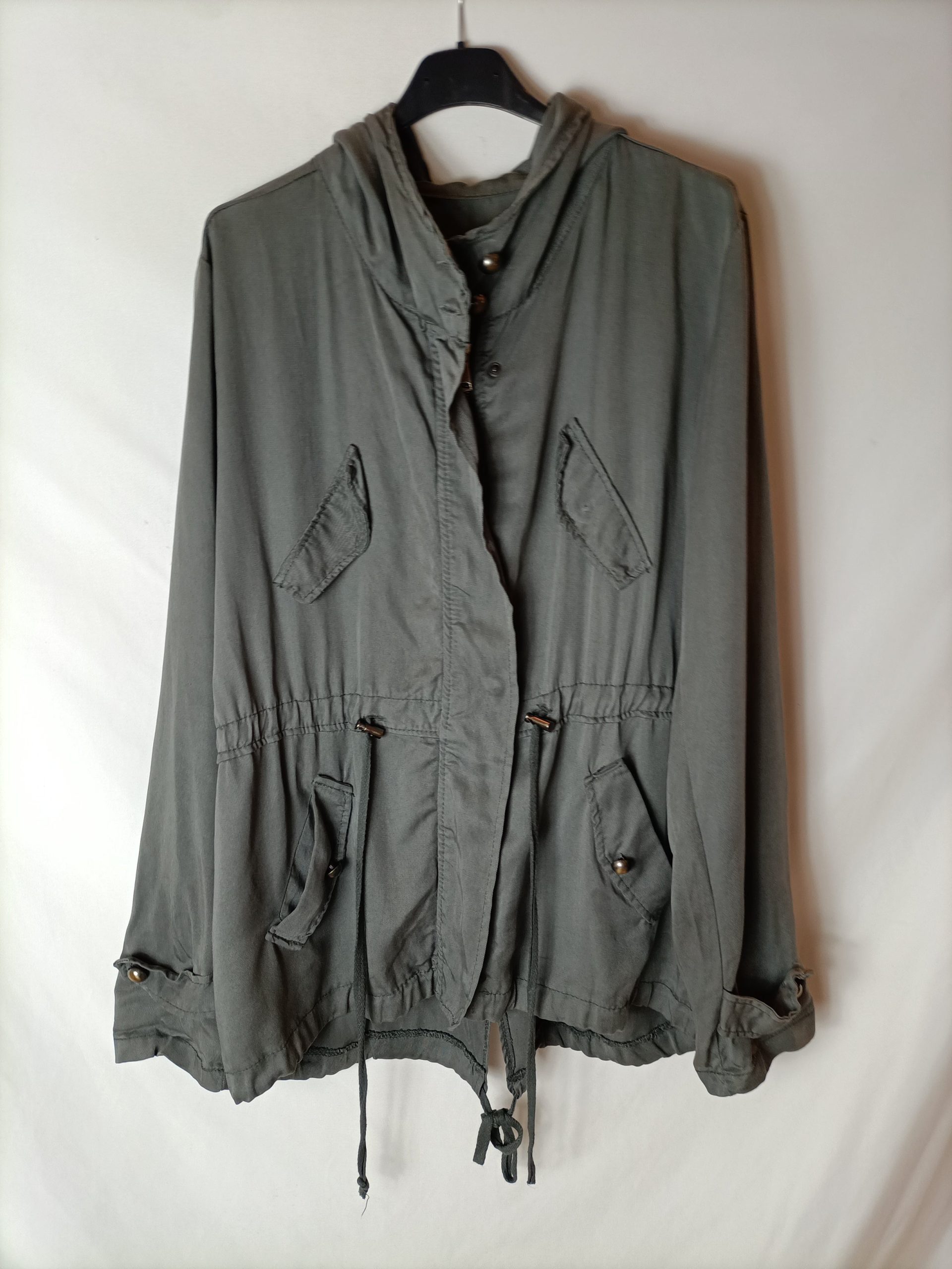 OTRAS. Parka gris fina T.XL