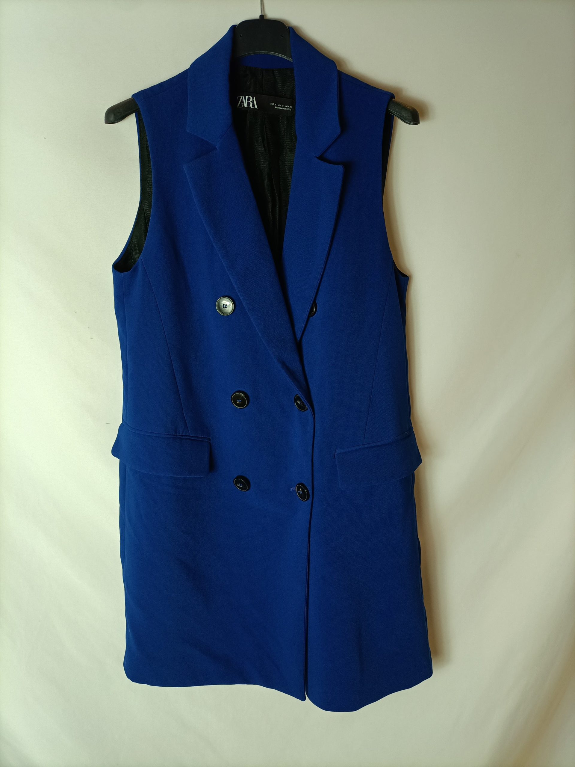 ZARA. Chaleco cruzado Klein T.s