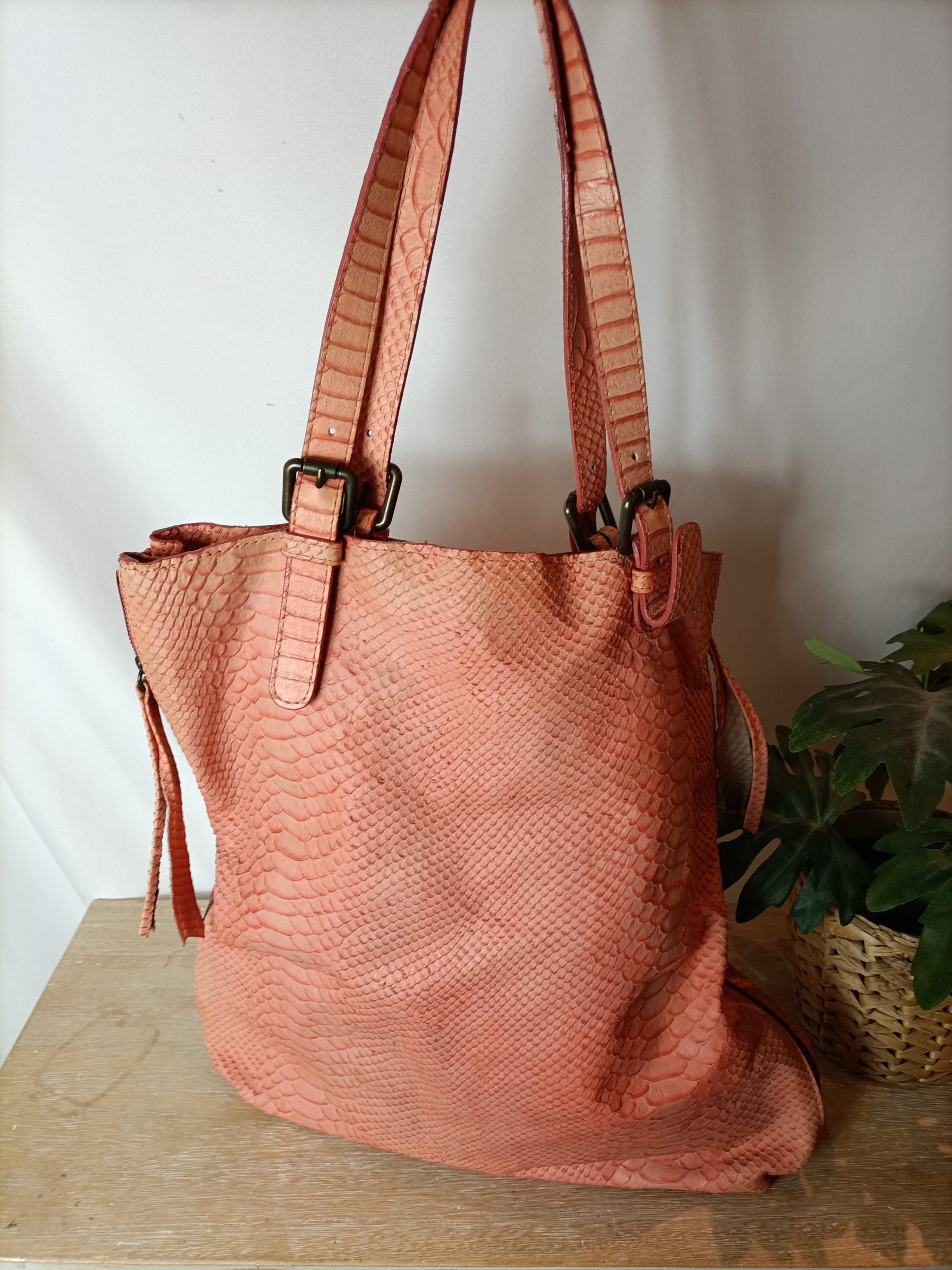 OUTLET. GERARD DAREL Bolso piel efecto cocodrilo