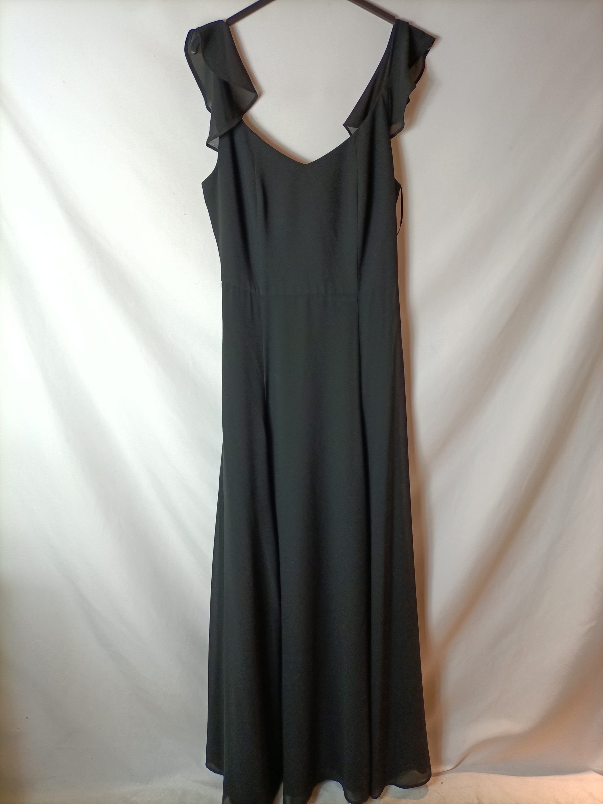 BIMANI. Vestido largo negro T.38